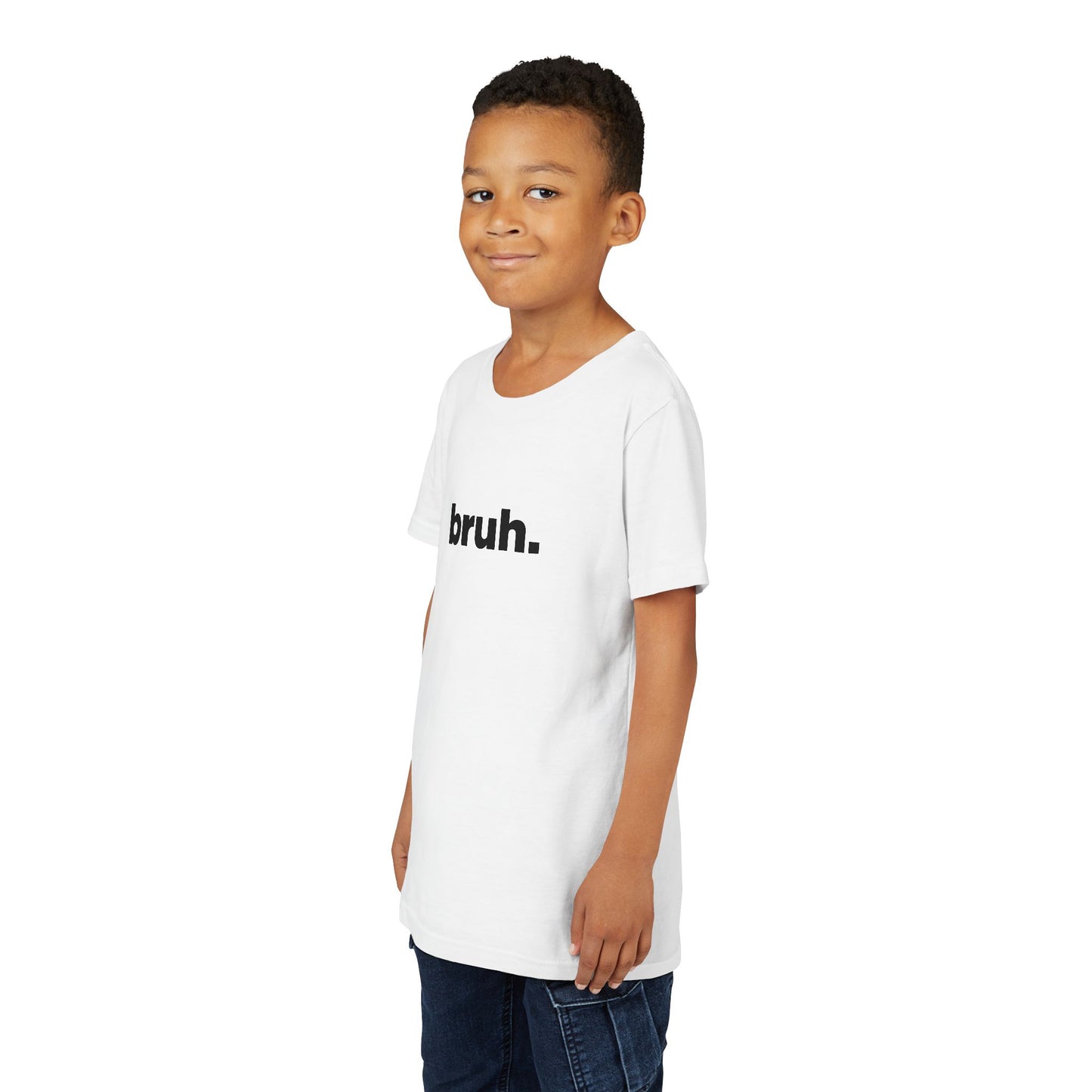 'bruh.' Youth Short Sleeve Tee