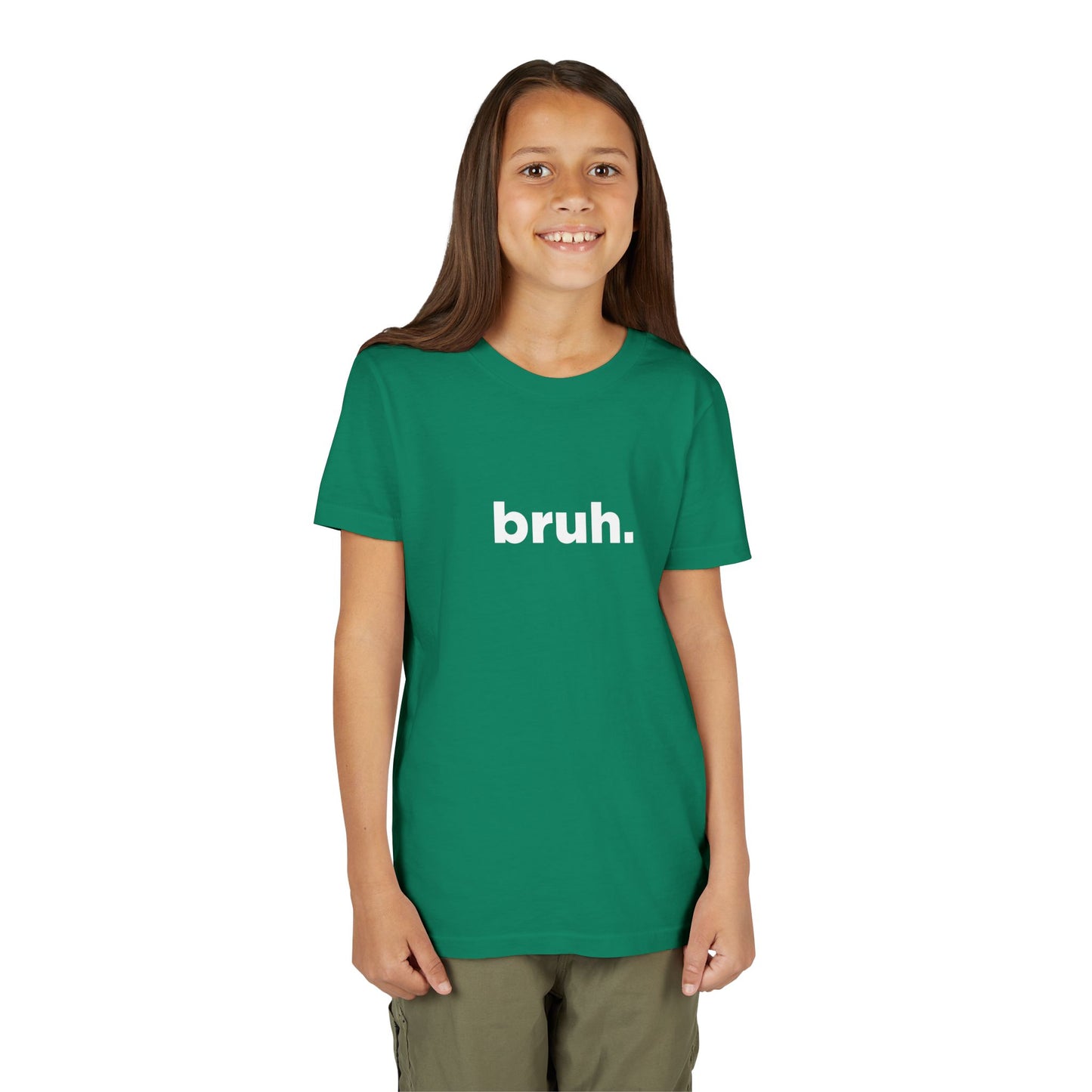 'bruh.' Youth Short Sleeve Tee