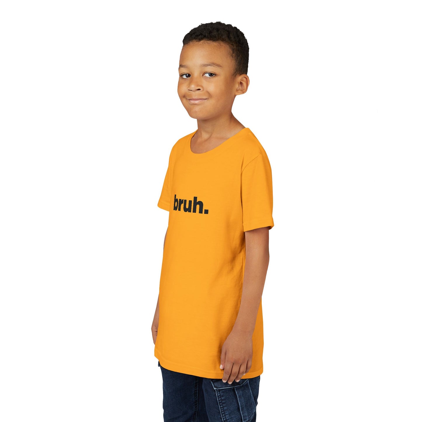 'bruh.' Youth Short Sleeve Tee
