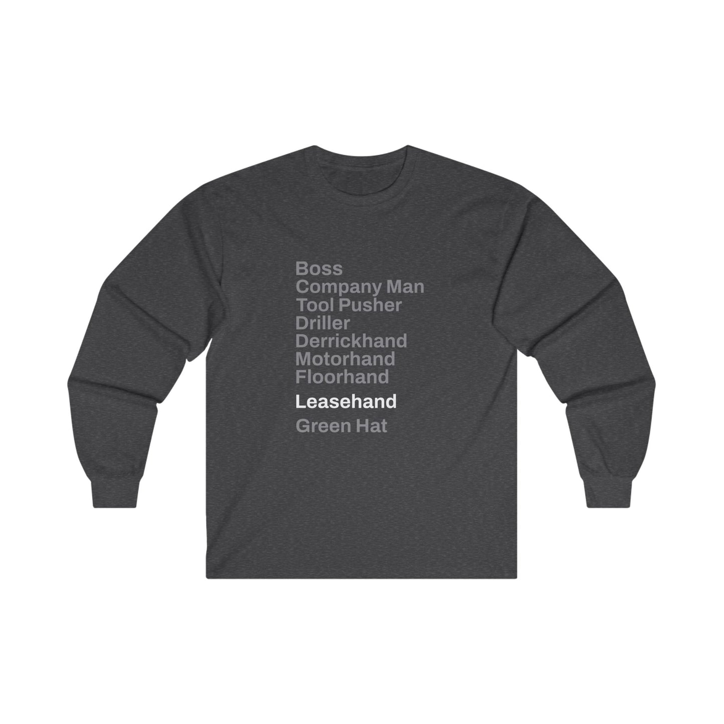 Rig Crew Series 'Leasehand' - Adult Long Sleeve Tee