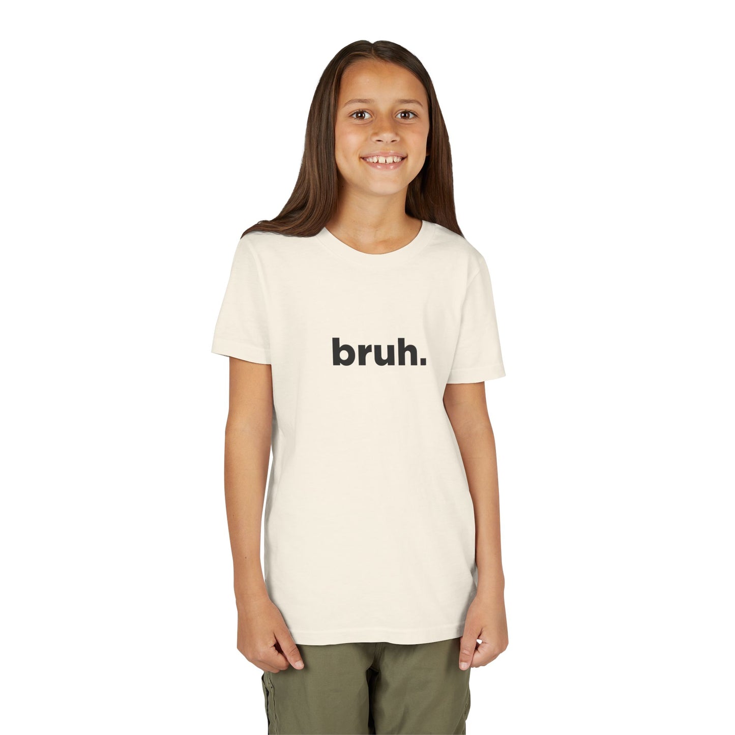 'bruh.' Youth Short Sleeve Tee