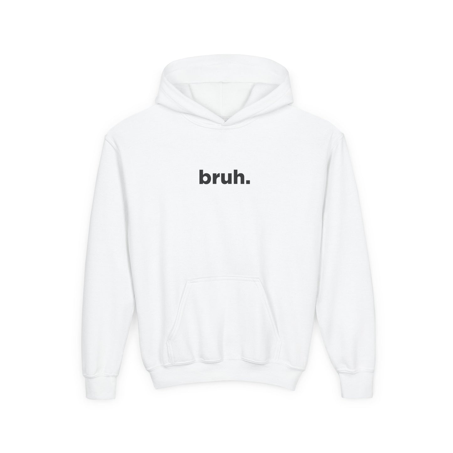 'bruh.' Youth Hoodie