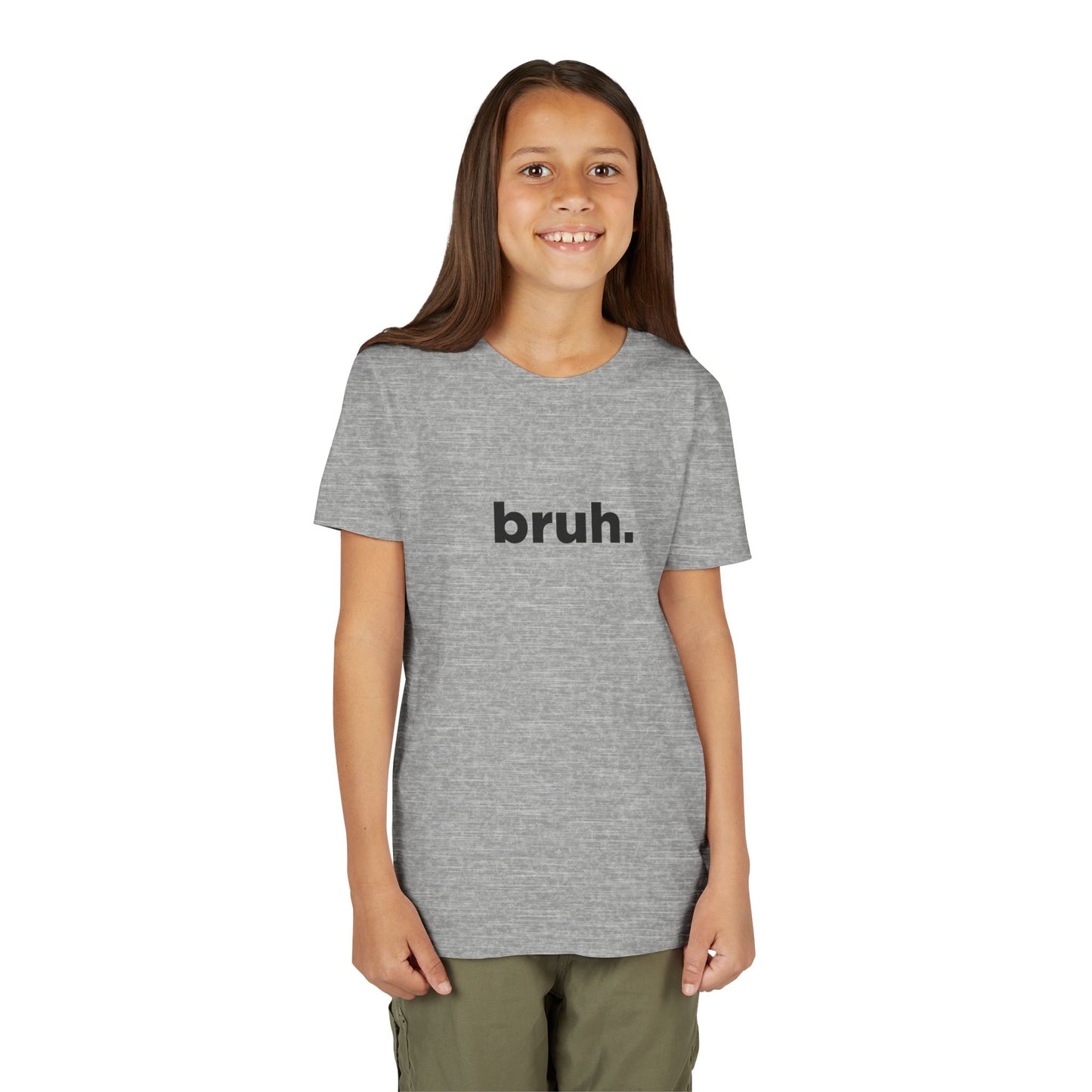 'bruh.' Youth Short Sleeve Tee