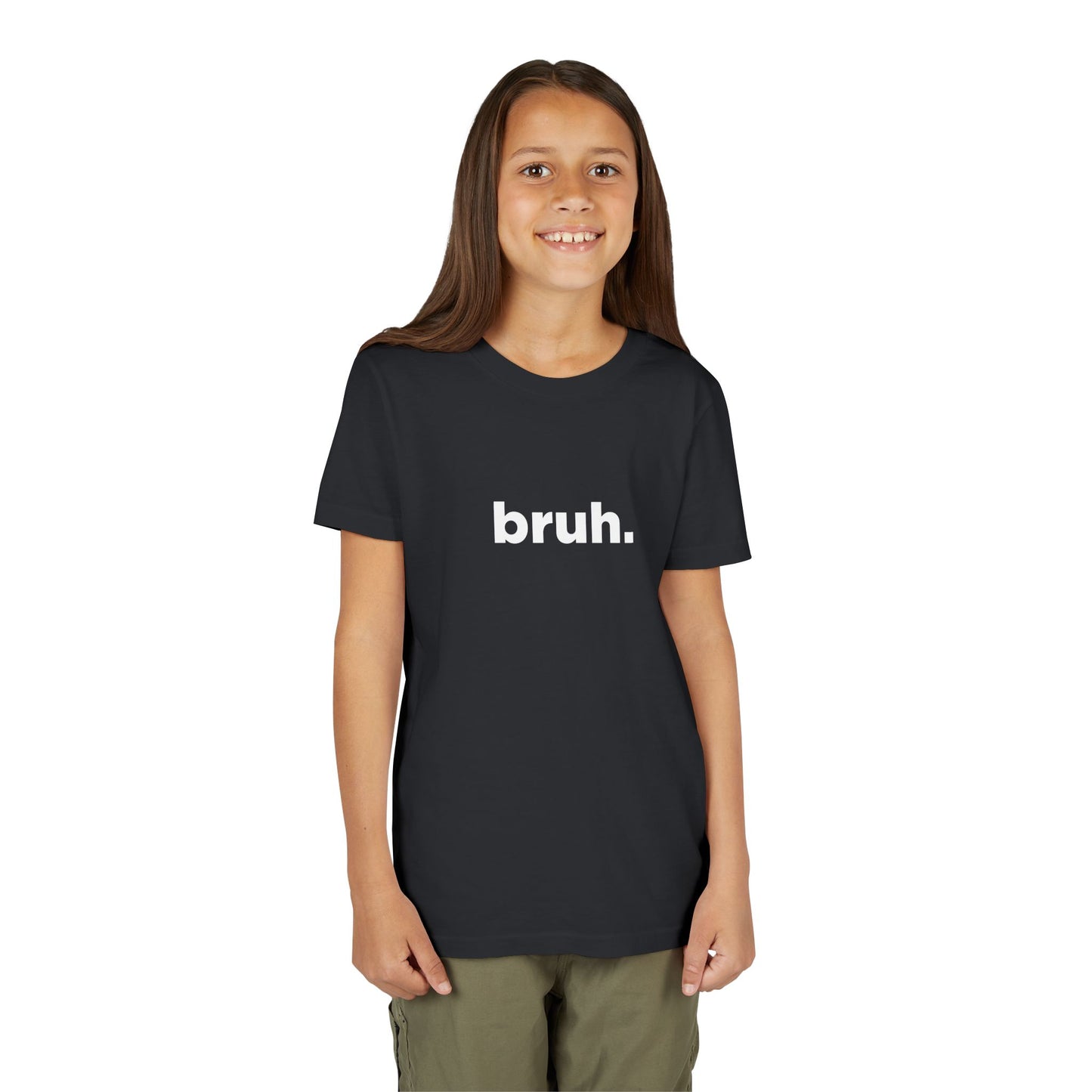 'bruh.' Youth Short Sleeve Tee