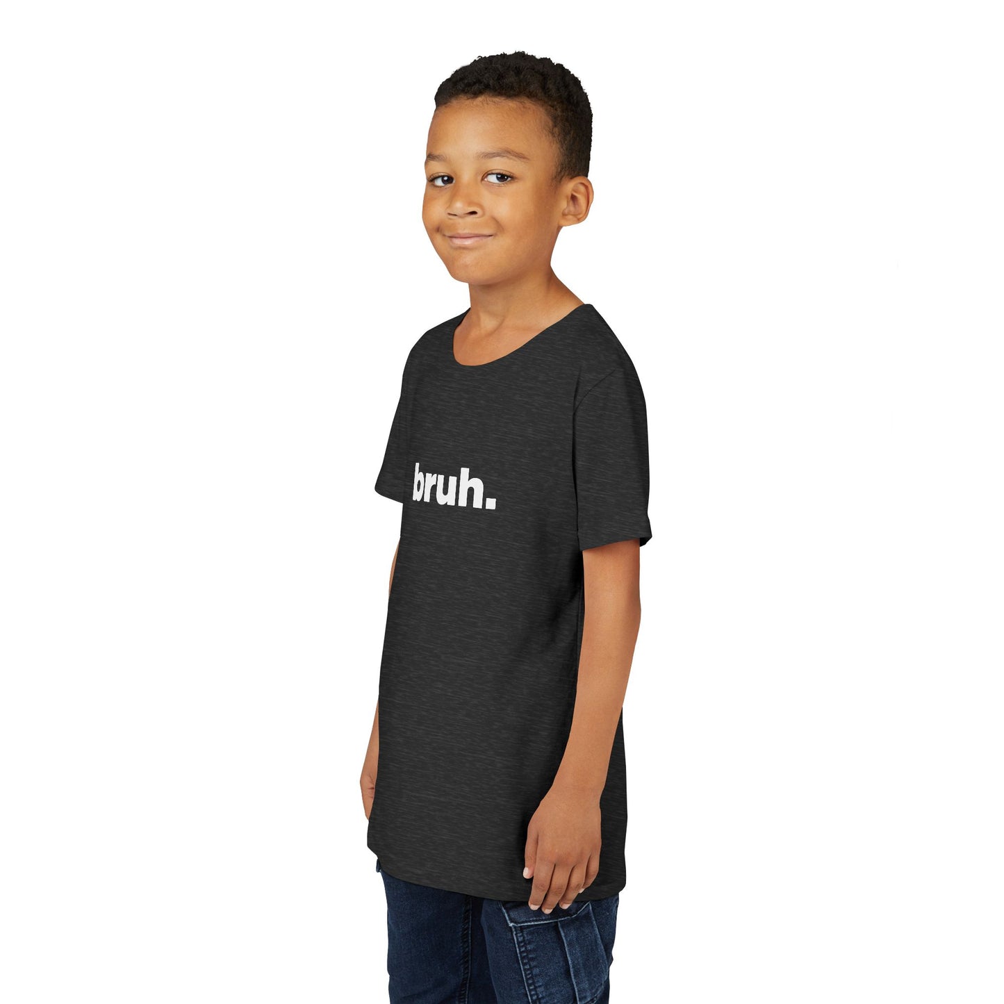 'bruh.' Youth Short Sleeve Tee