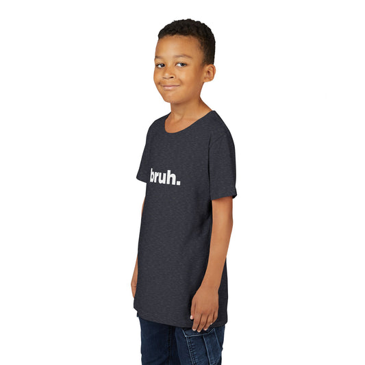 'bruh.' Youth Short Sleeve Tee