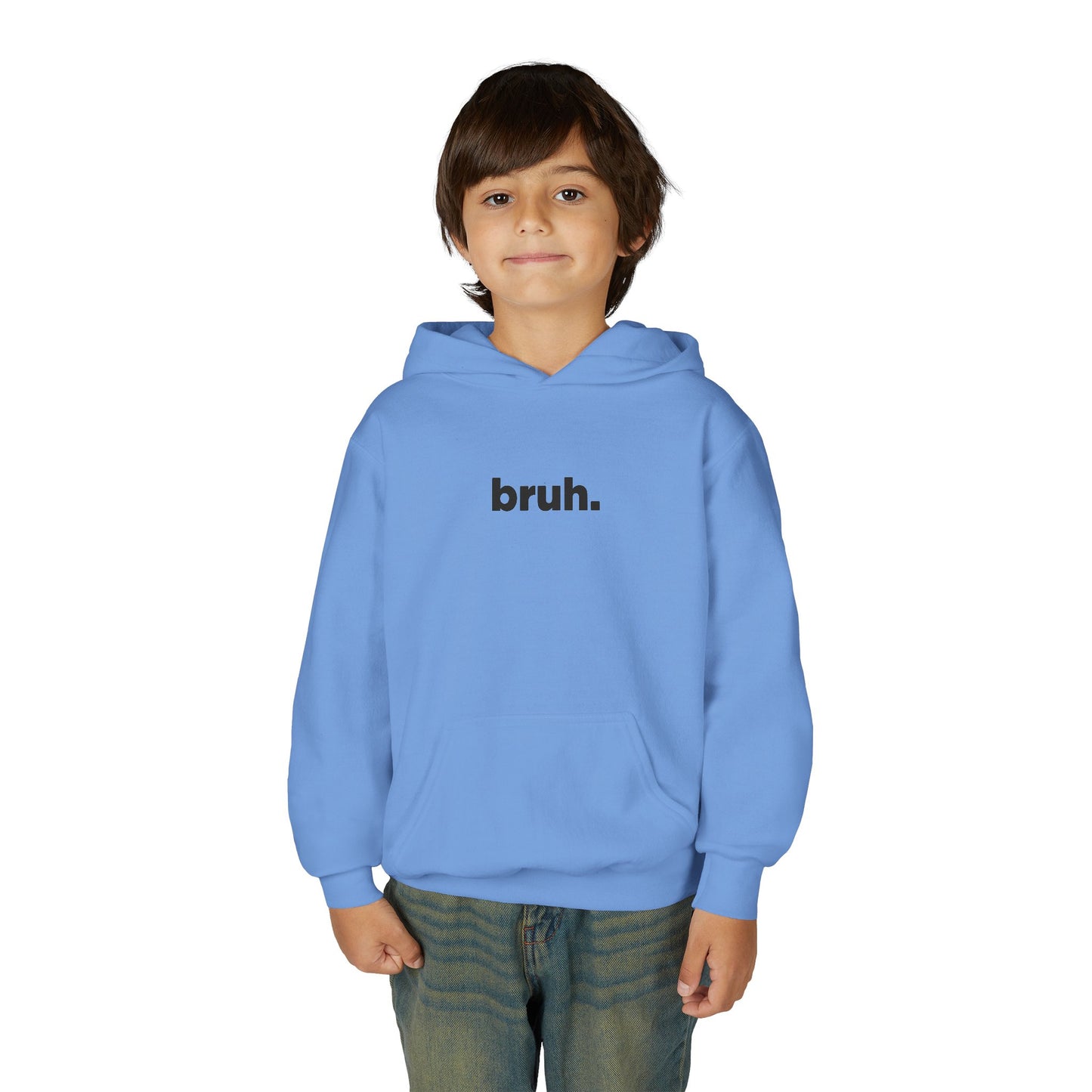 'bruh.' Youth Hoodie