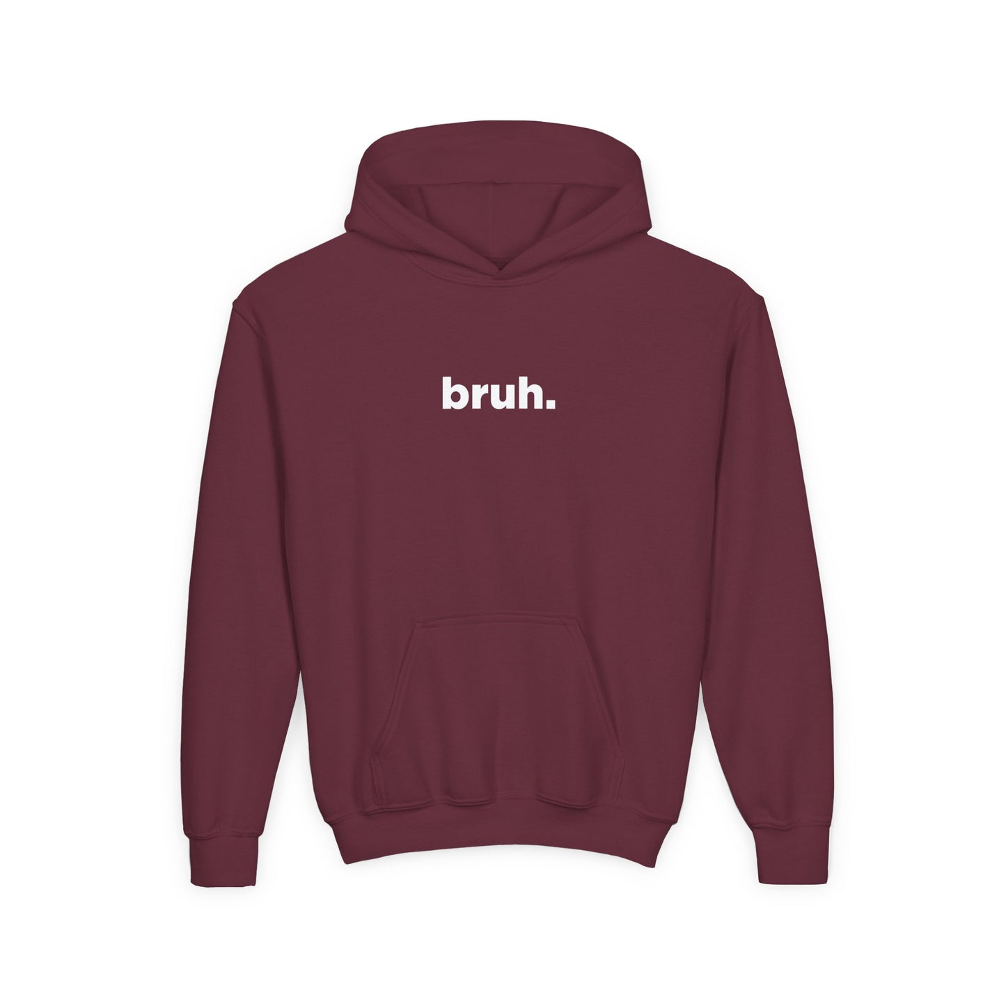 'bruh.' Youth Hoodie