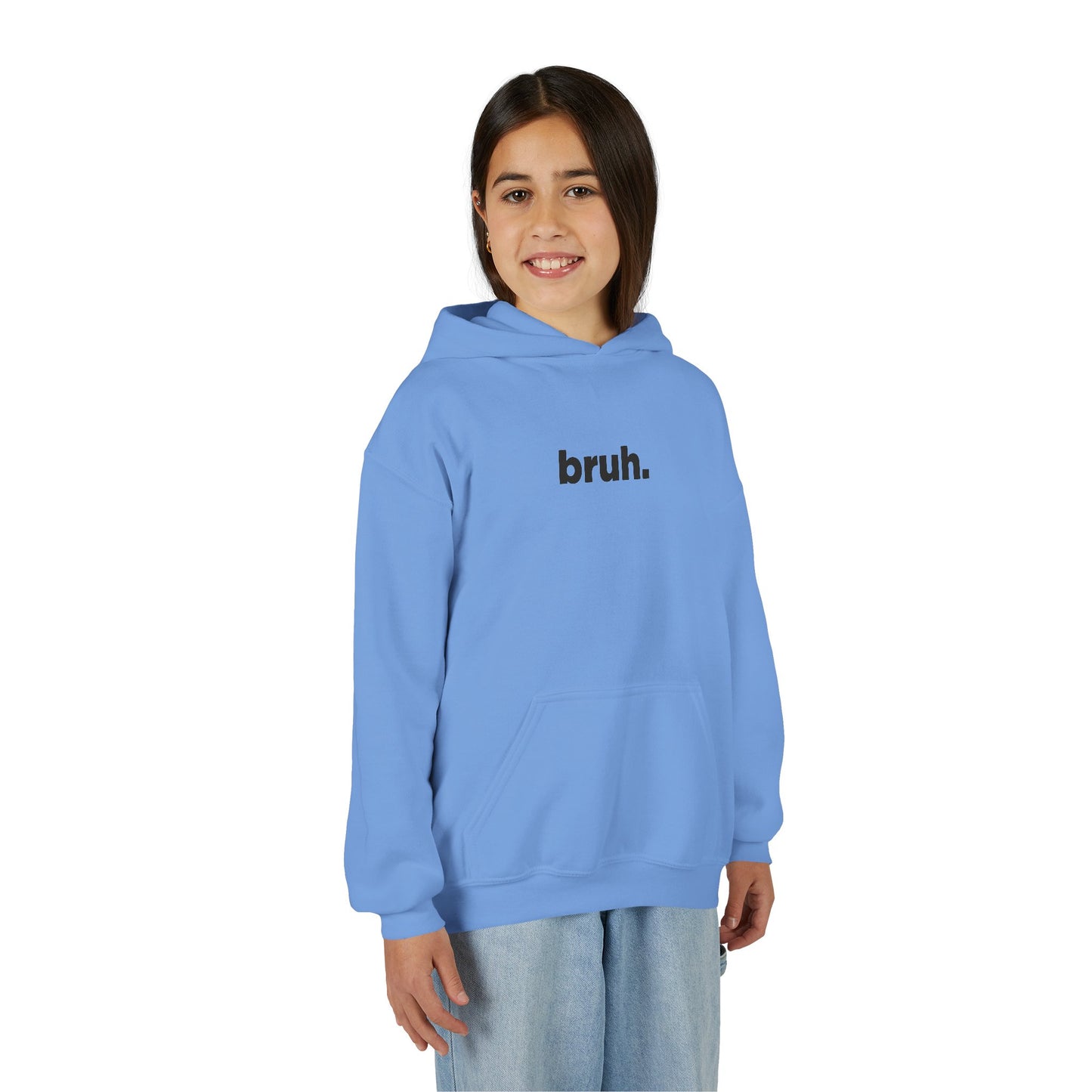 'bruh.' Youth Hoodie