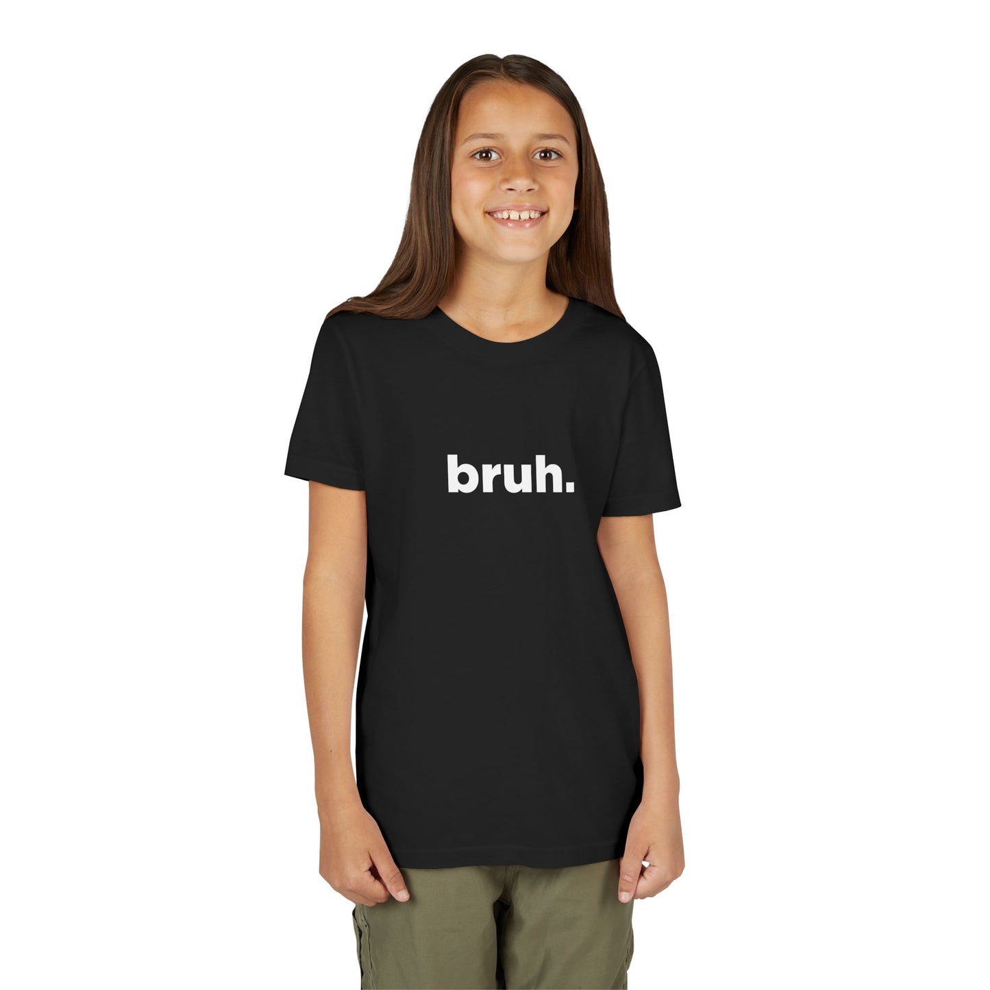 'bruh.' Youth Short Sleeve Tee