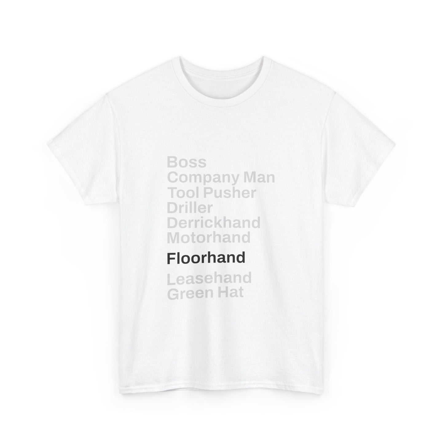 Rig Crew Series 'Floorhand' - Adult Short Sleeve Tee