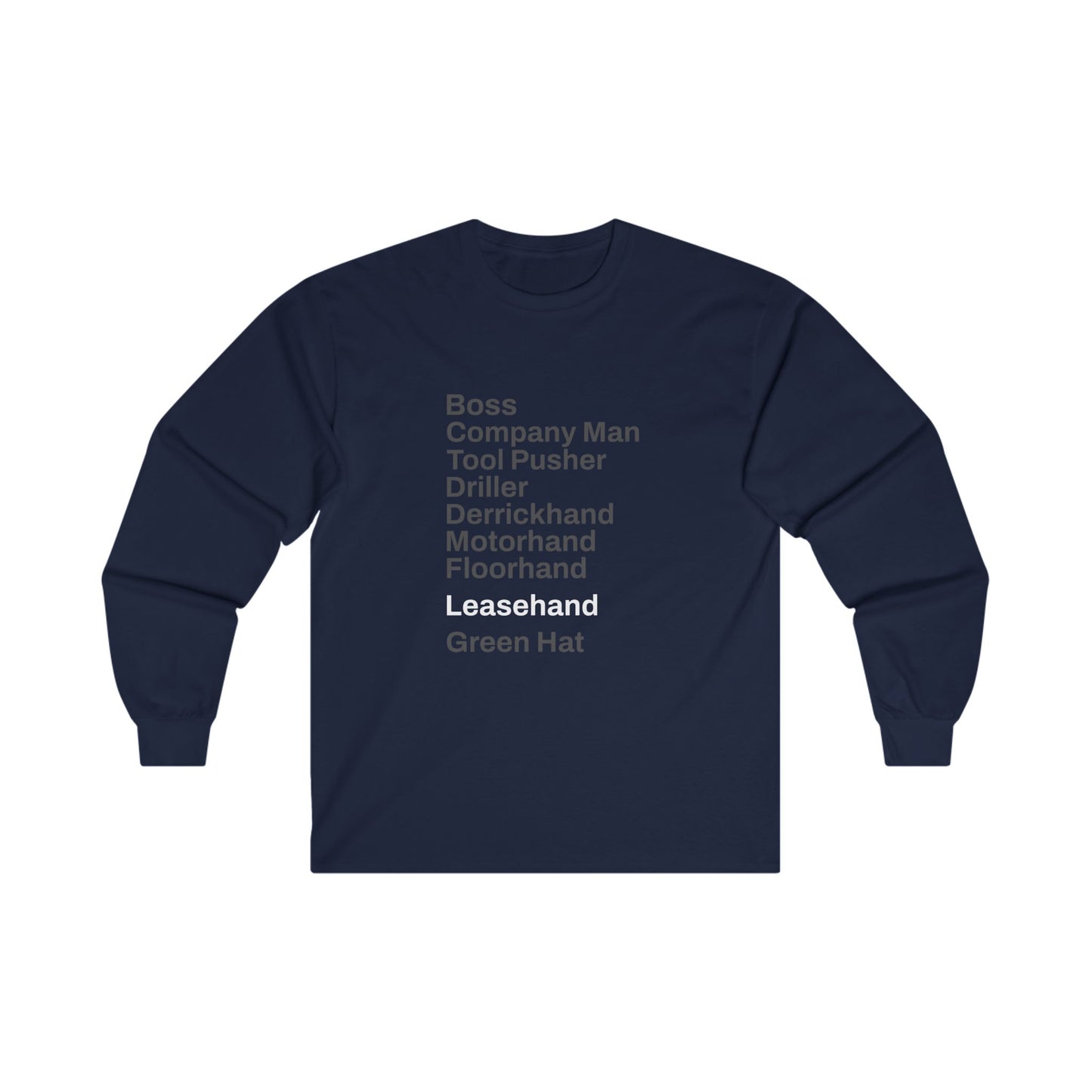 Rig Crew Series 'Leasehand' - Adult Long Sleeve Tee