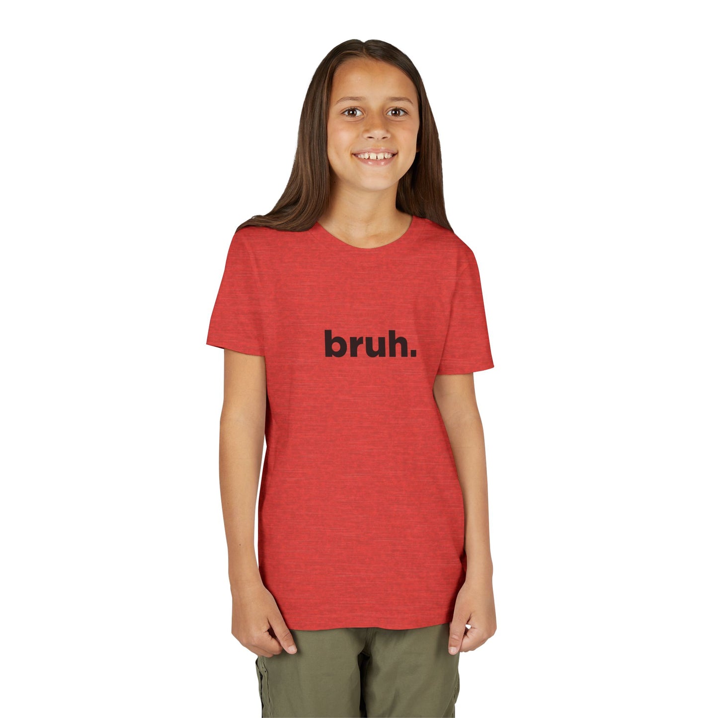 'bruh.' Youth Short Sleeve Tee