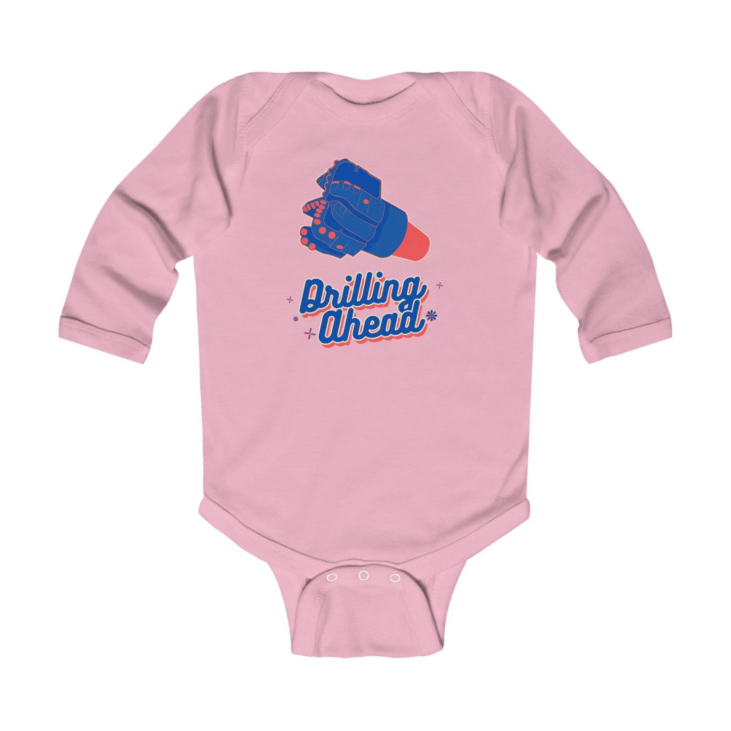 'Drilling Ahead' Infant Long Sleeve Bodysuit