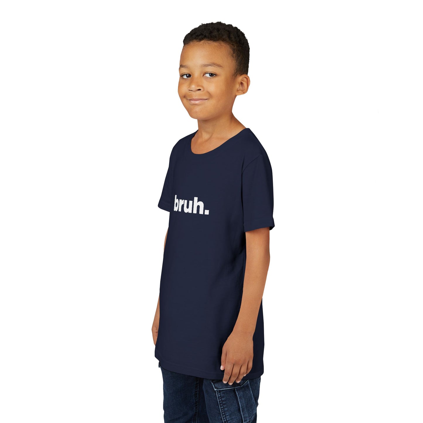 'bruh.' Youth Short Sleeve Tee