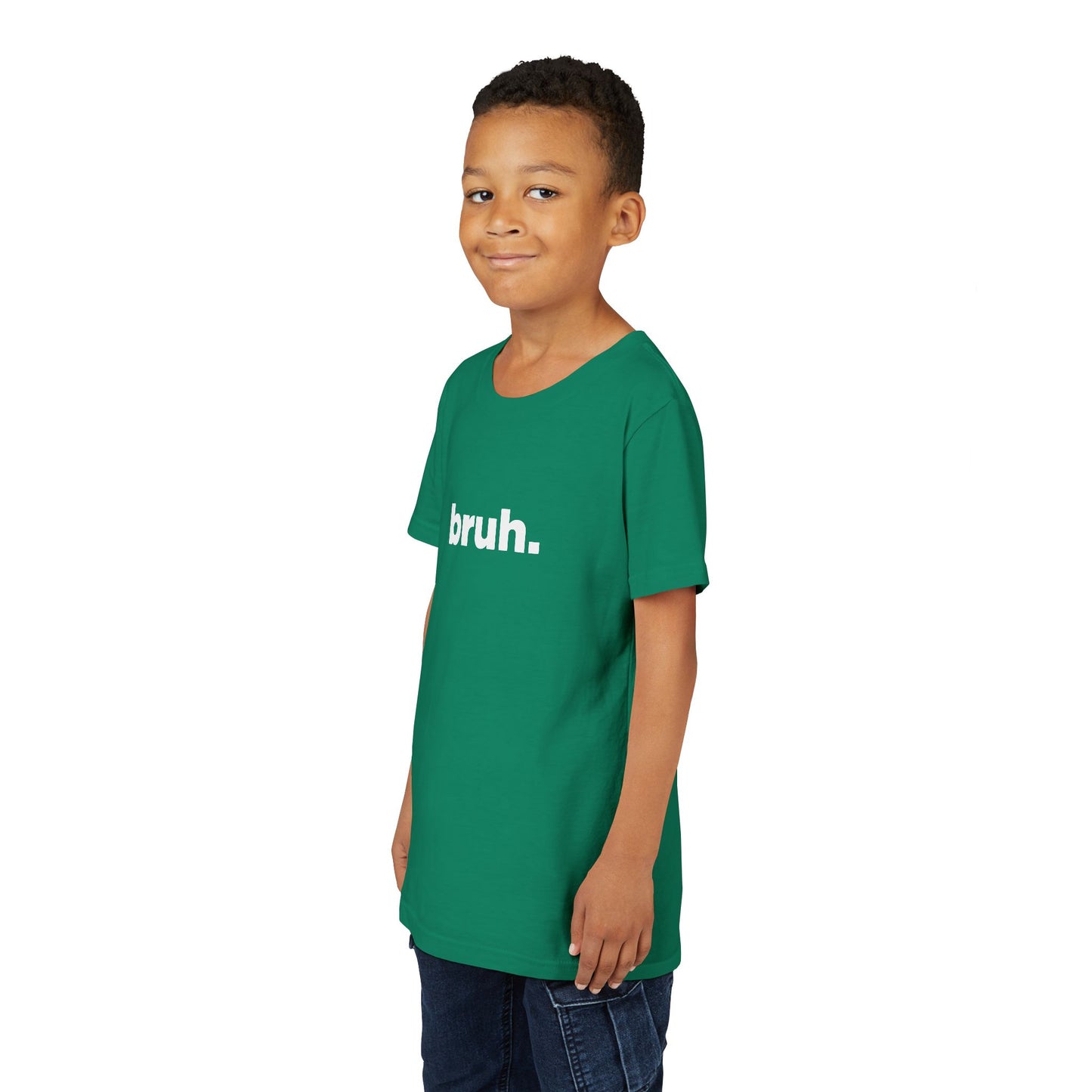 'bruh.' Youth Short Sleeve Tee