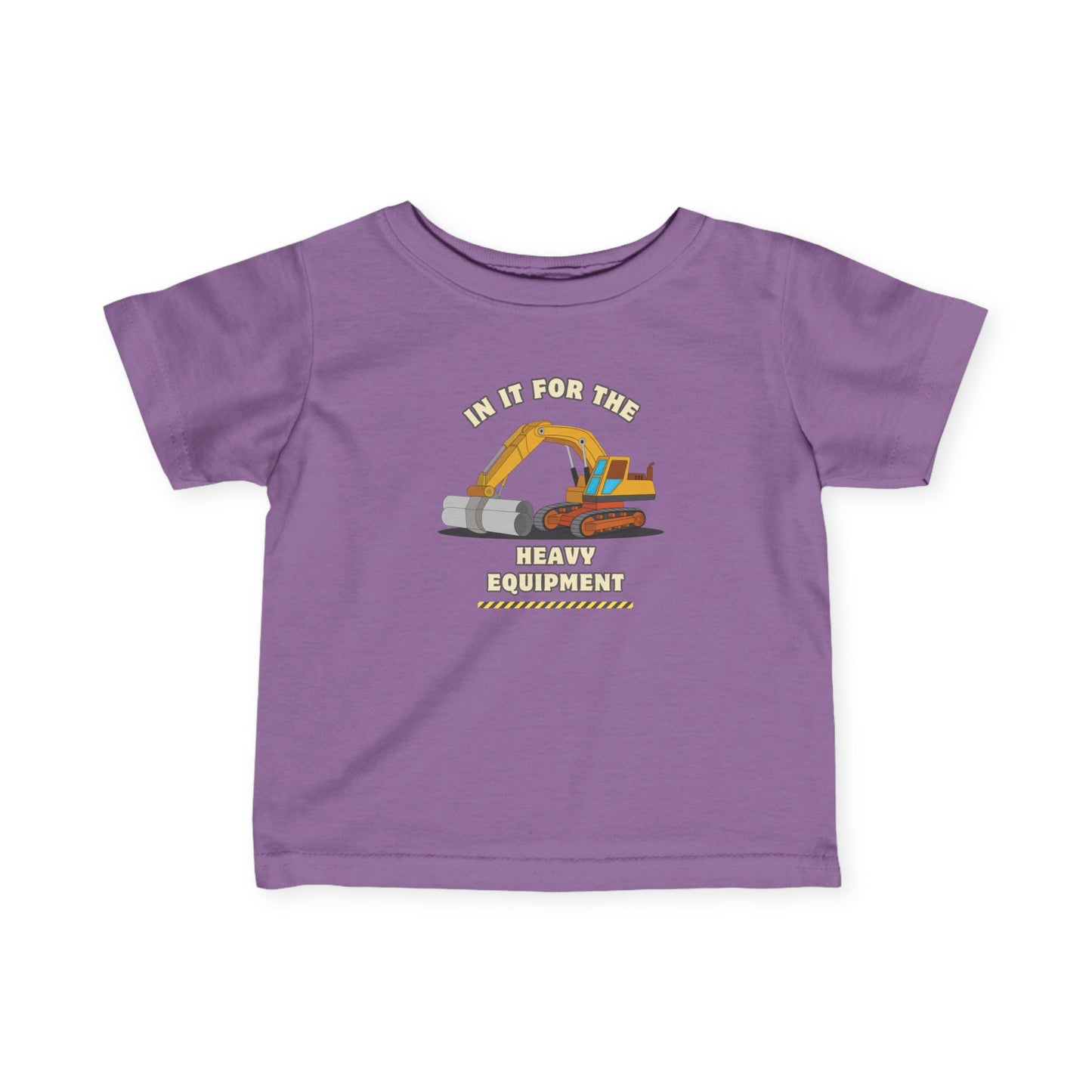 'Heavy Equipment' Infant Short Sleeve Tee