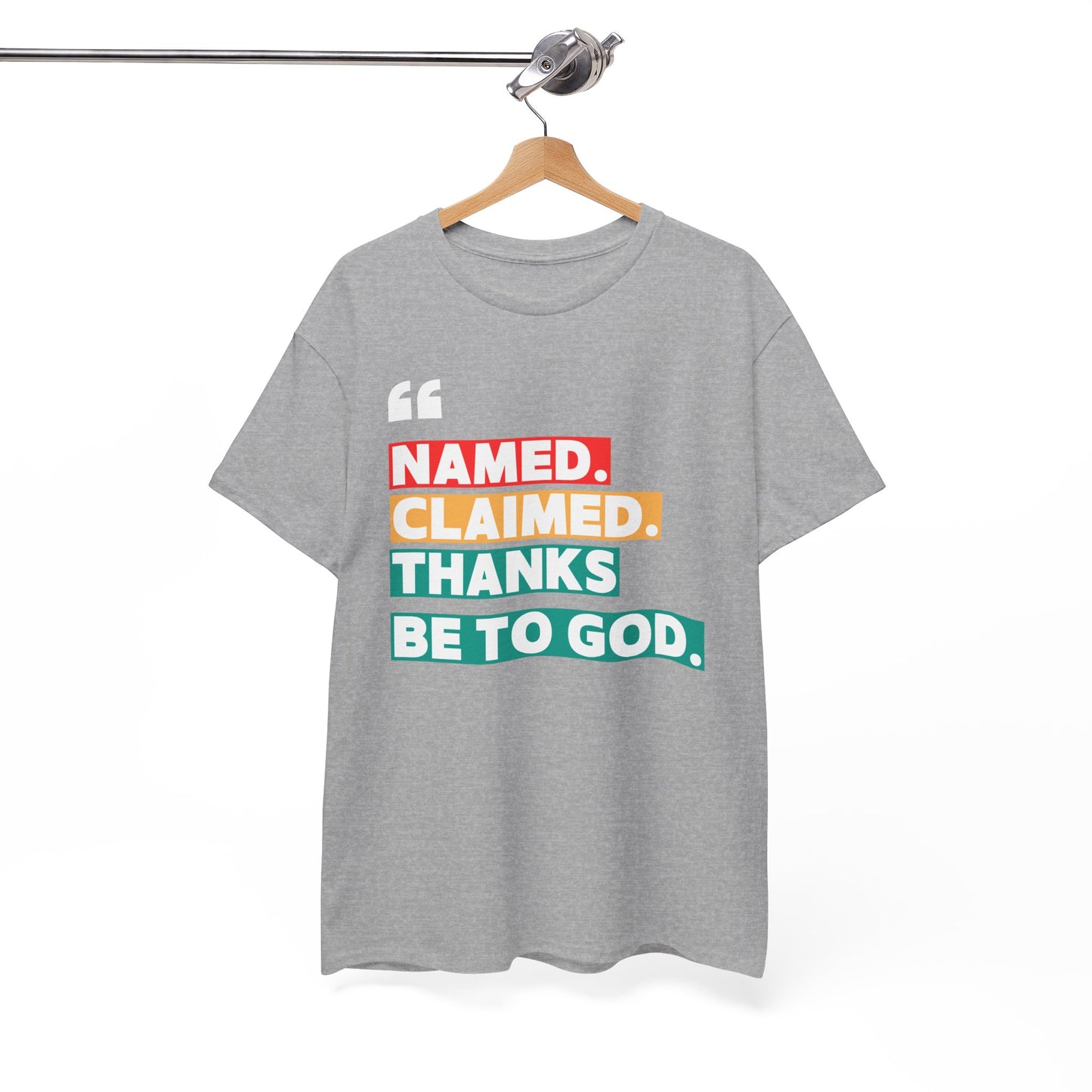 'Named, Claimed' Adult Short Sleeve Tee