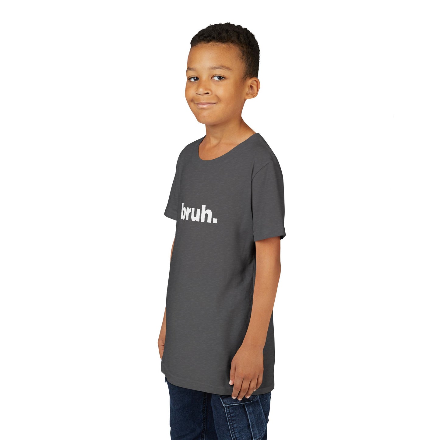 'bruh.' Youth Short Sleeve Tee