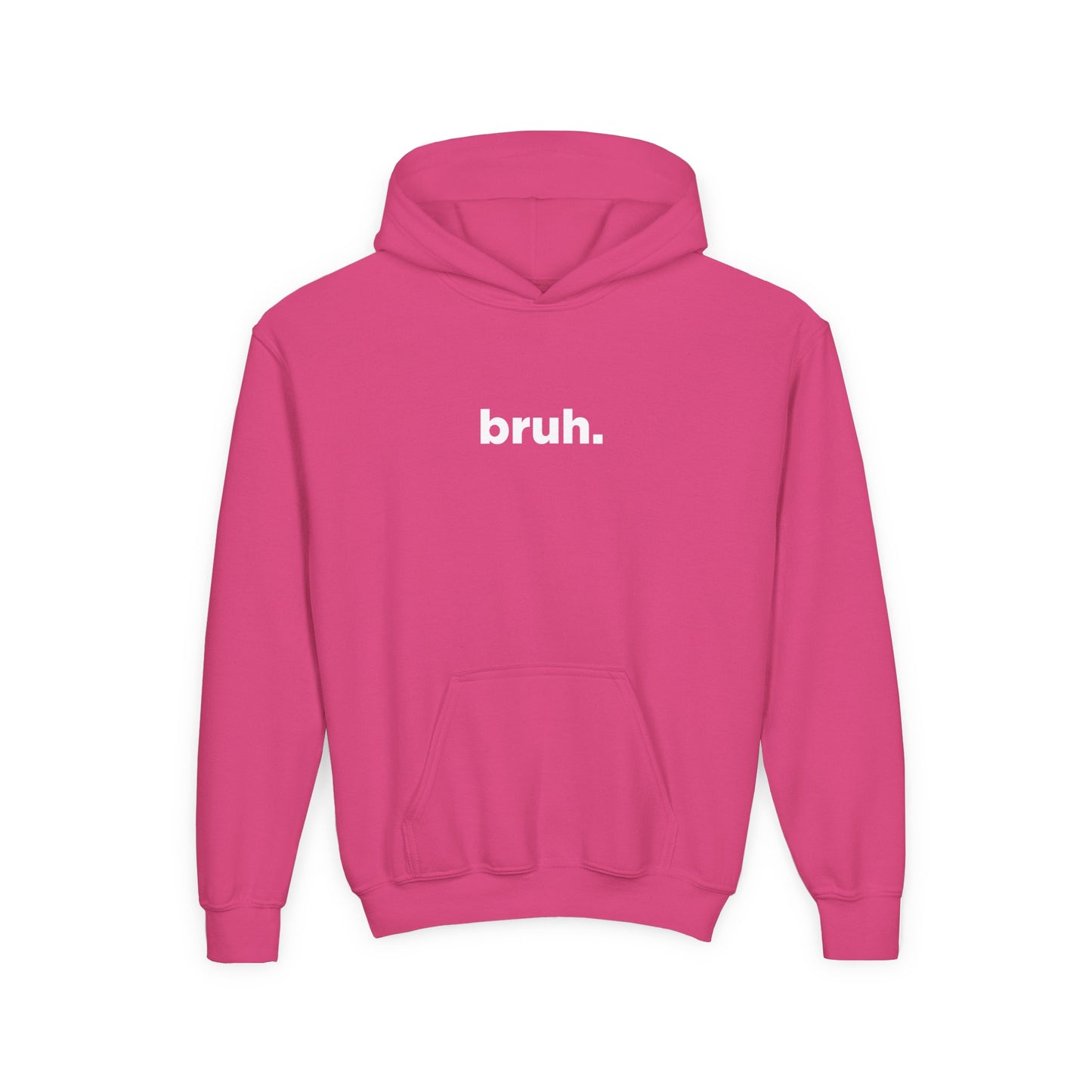 'bruh.' Youth Hoodie