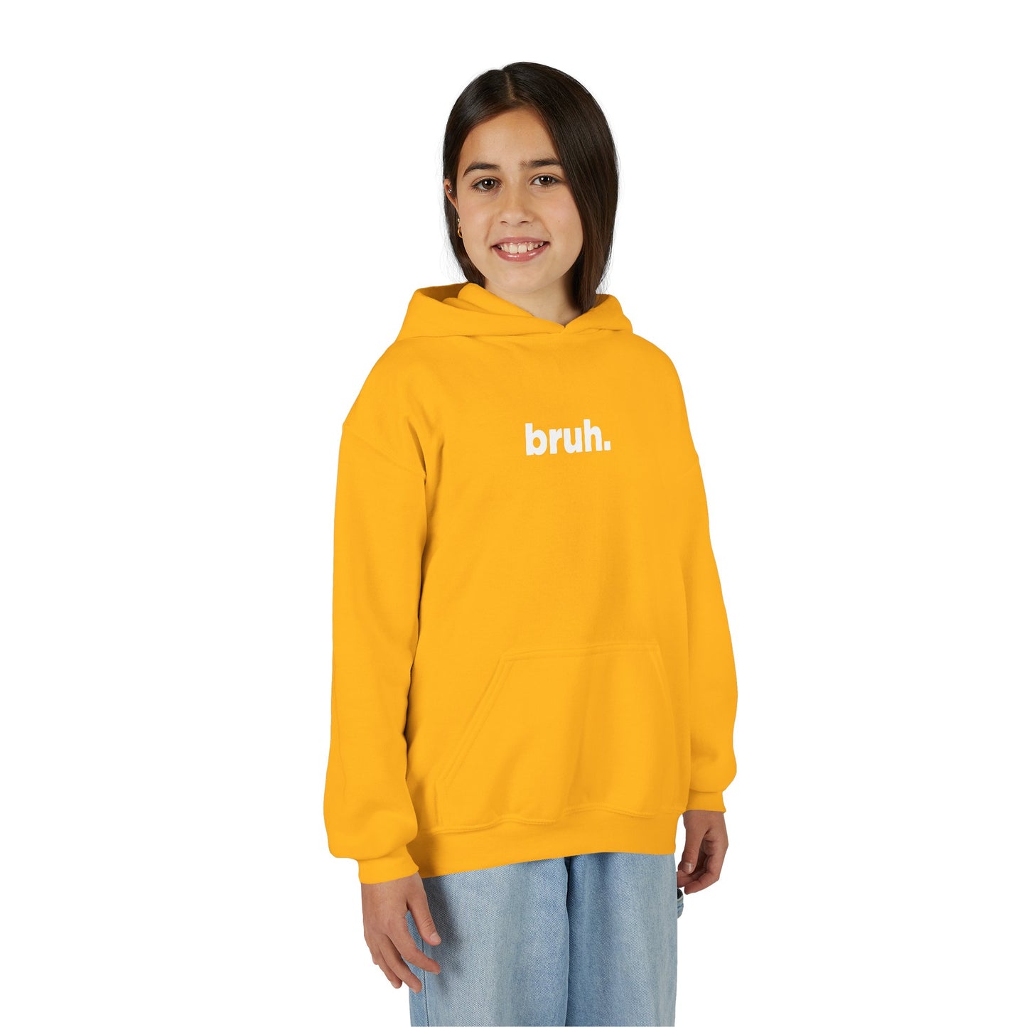 'bruh.' Youth Hoodie