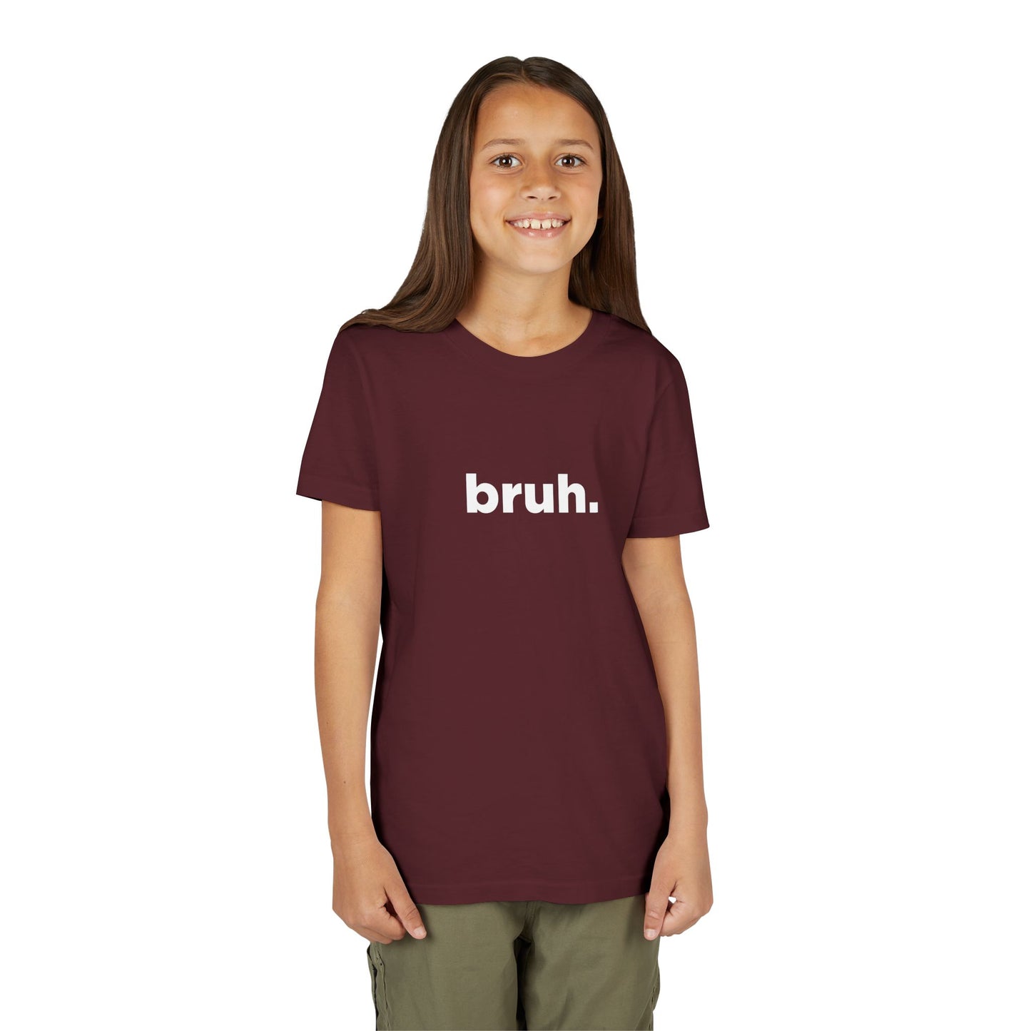 'bruh.' Youth Short Sleeve Tee