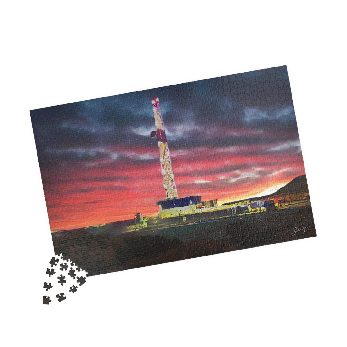 ‘Goodnight, Drilling Rig’ Puzzle - up to 1014 pcs