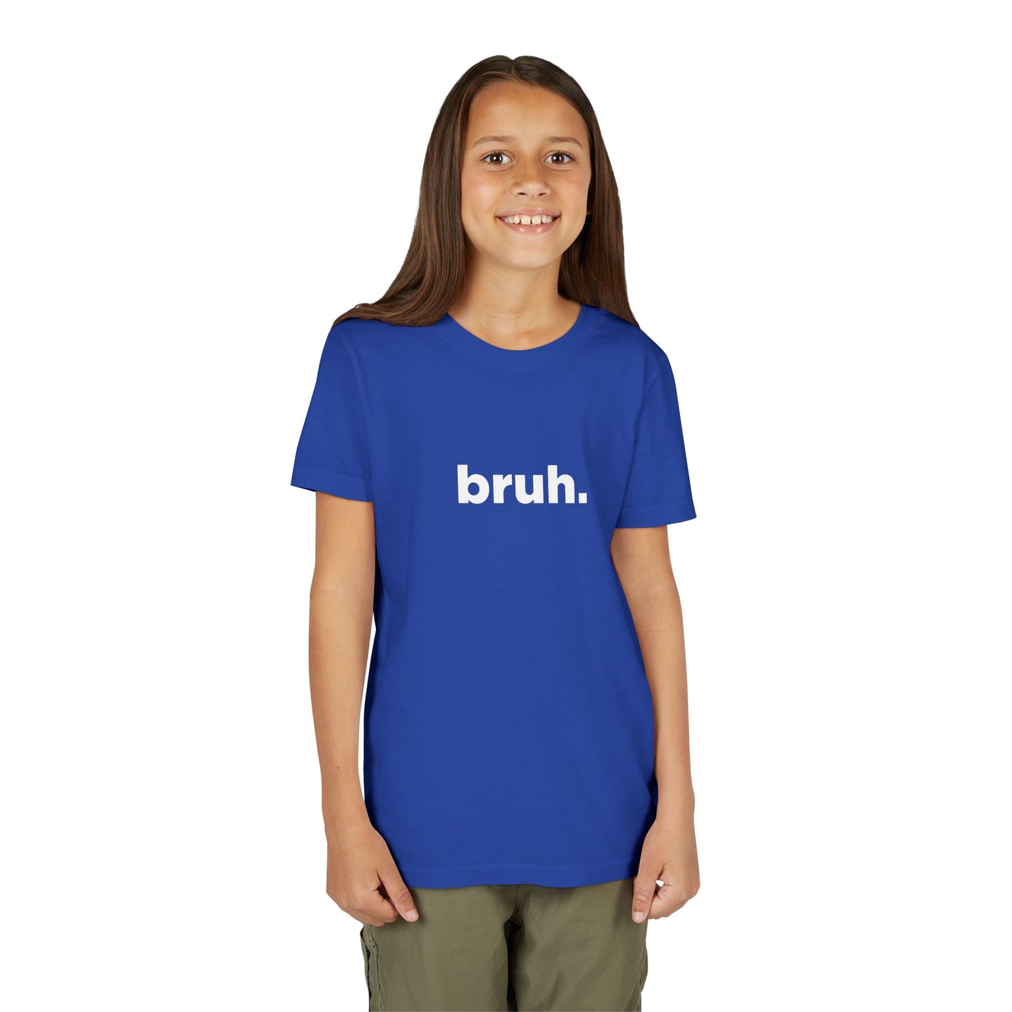'bruh.' Youth Short Sleeve Tee