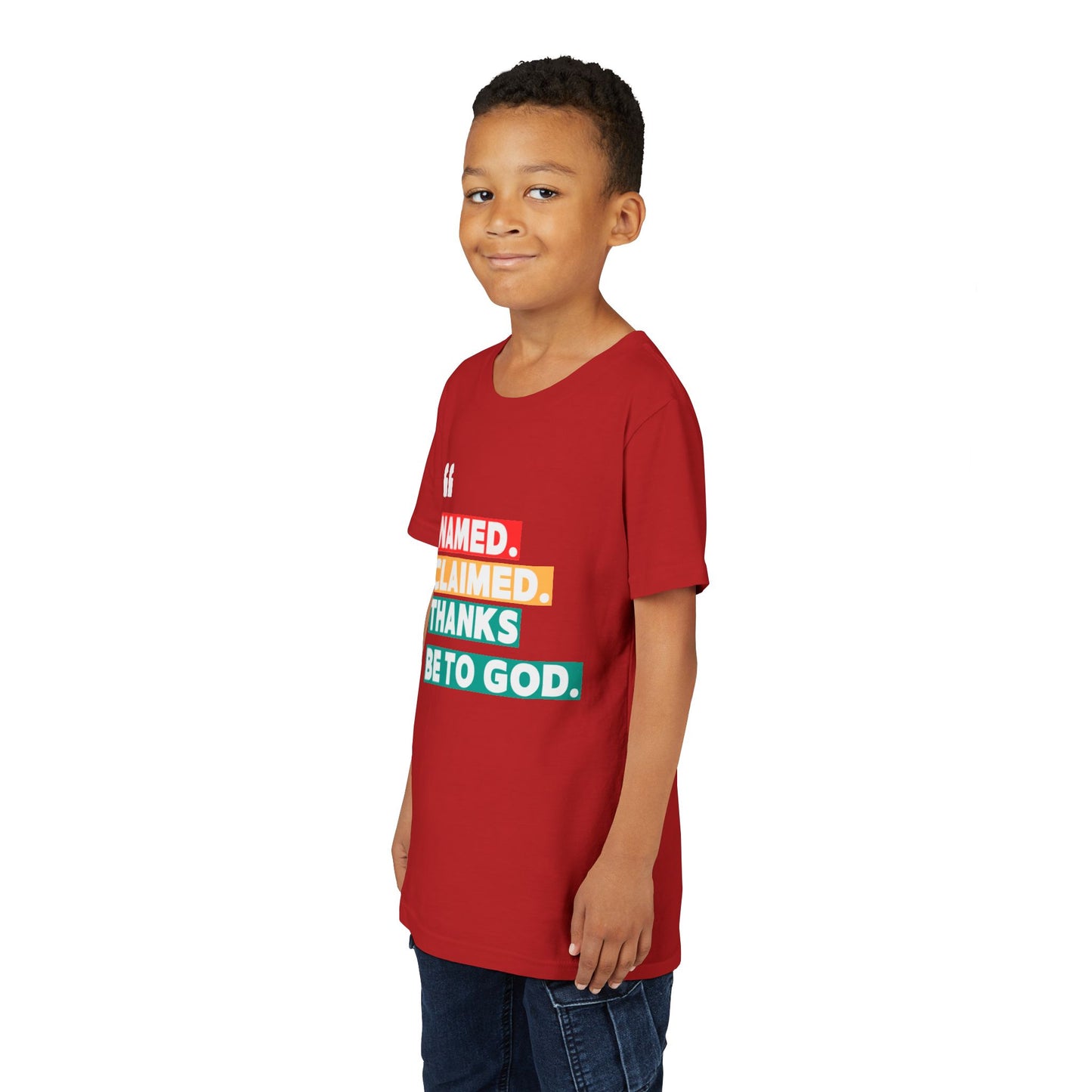 'Named, Claimed' Youth Short Sleeve Tee