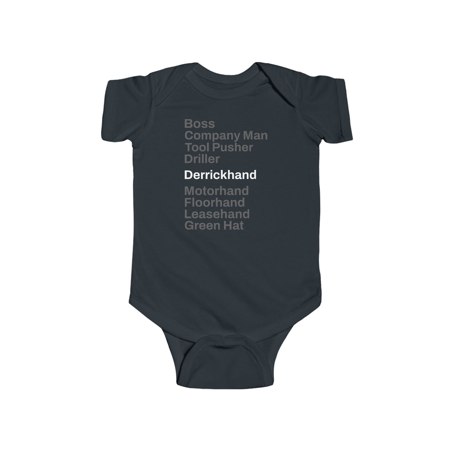 Rig Crew Series 'Derrickhand' - Infant Short Sleeve Onesie