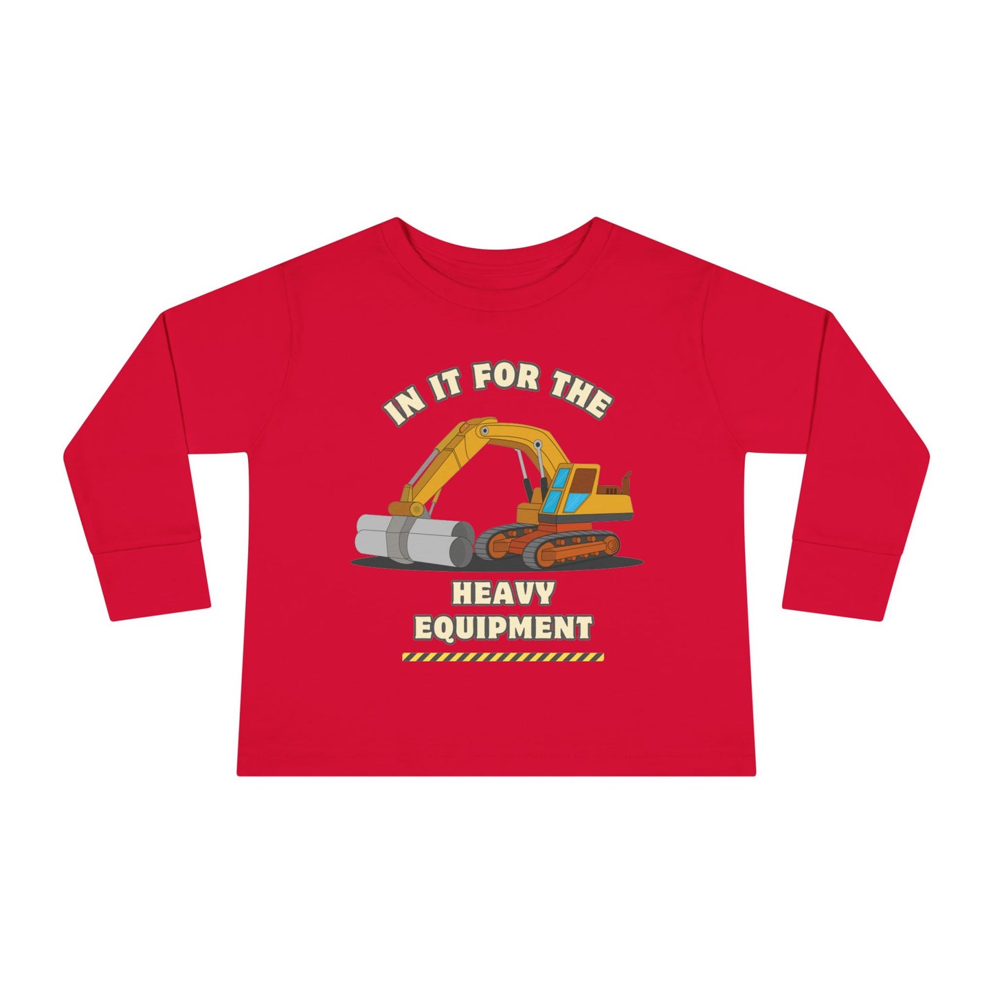 'Heavy Equipment' Toddler Long Sleeve Tee
