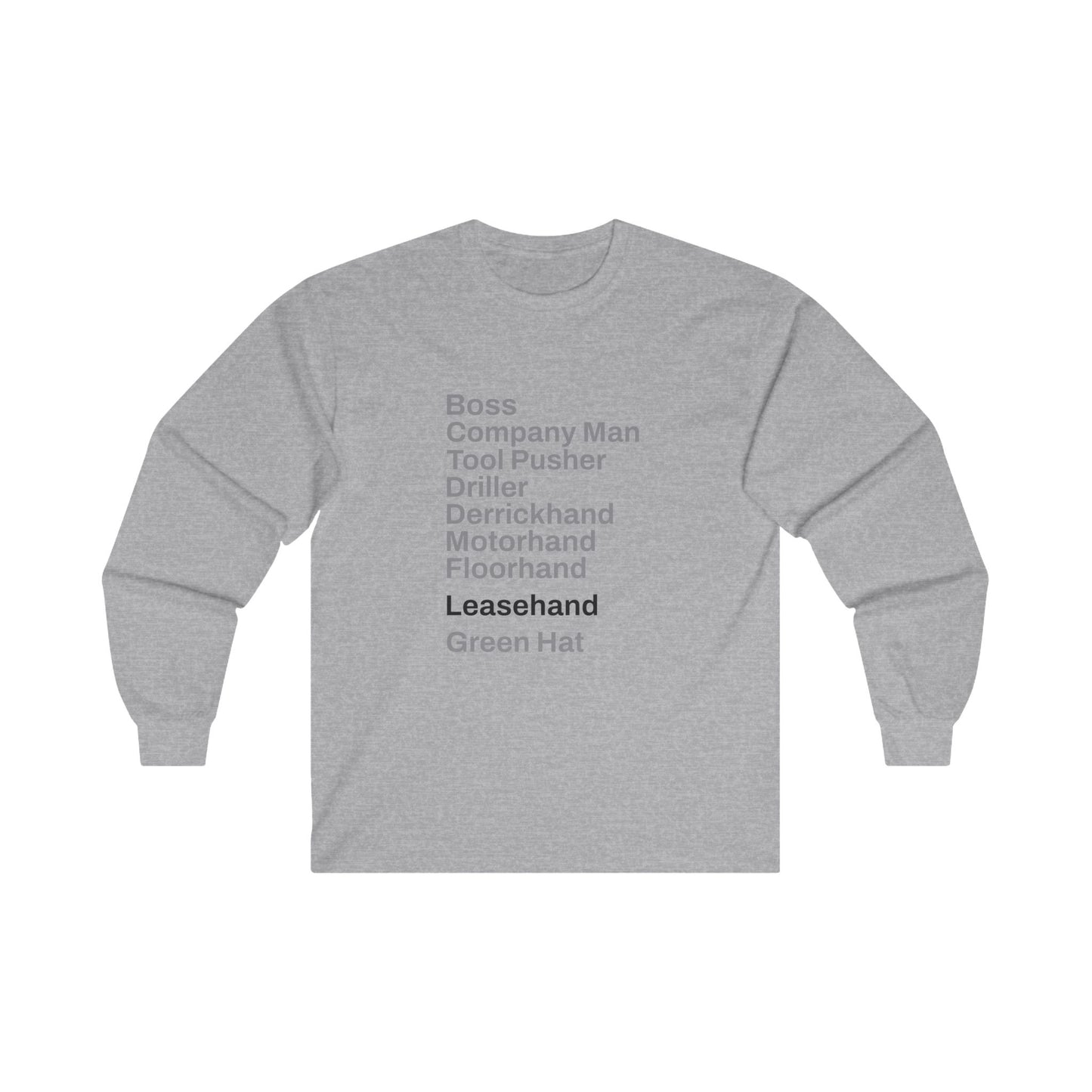 Rig Crew Series 'Leasehand' - Adult Long Sleeve Tee