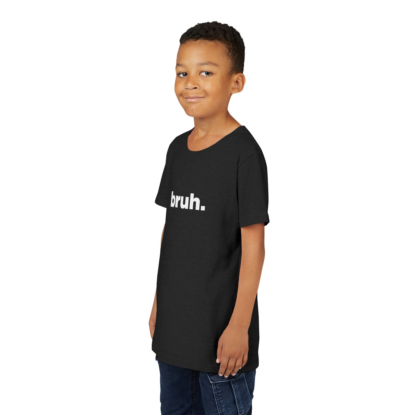 'bruh.' Youth Short Sleeve Tee