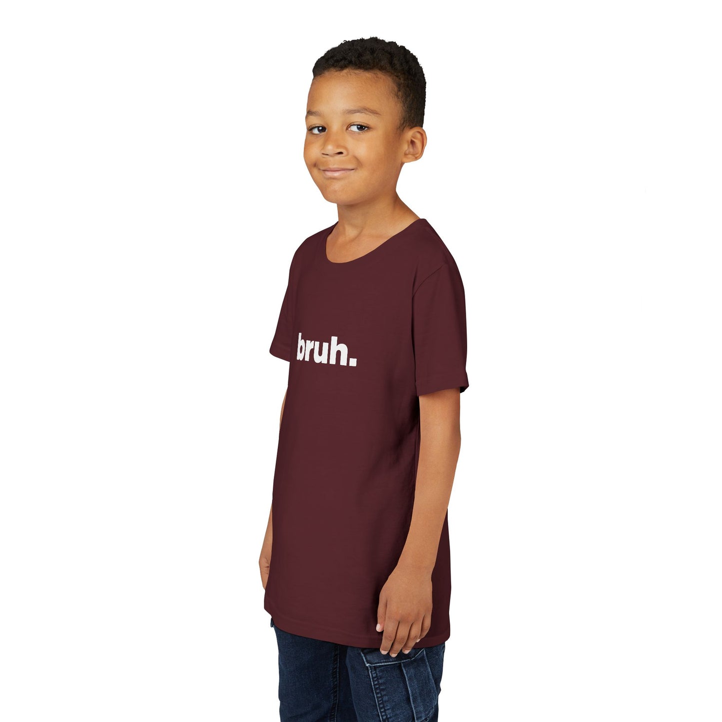 'bruh.' Youth Short Sleeve Tee