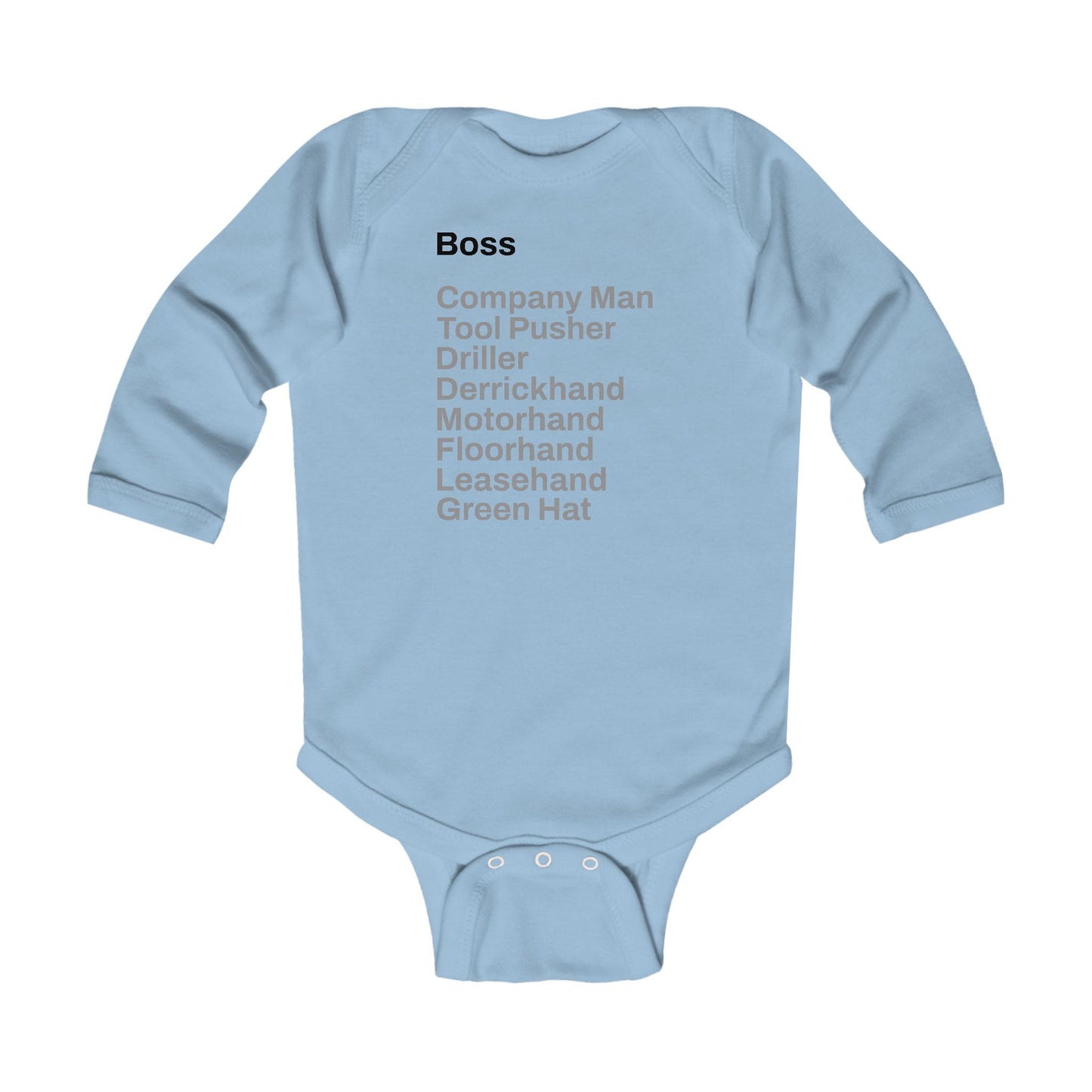 Rig Crew Series - Infant Long Sleeve Onesie