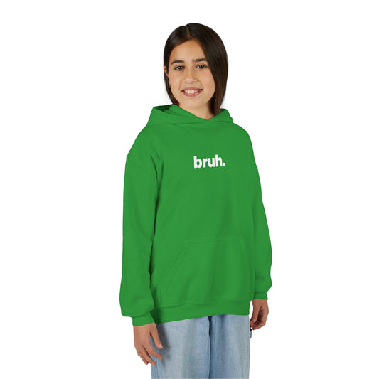 'bruh.' Youth Hoodie