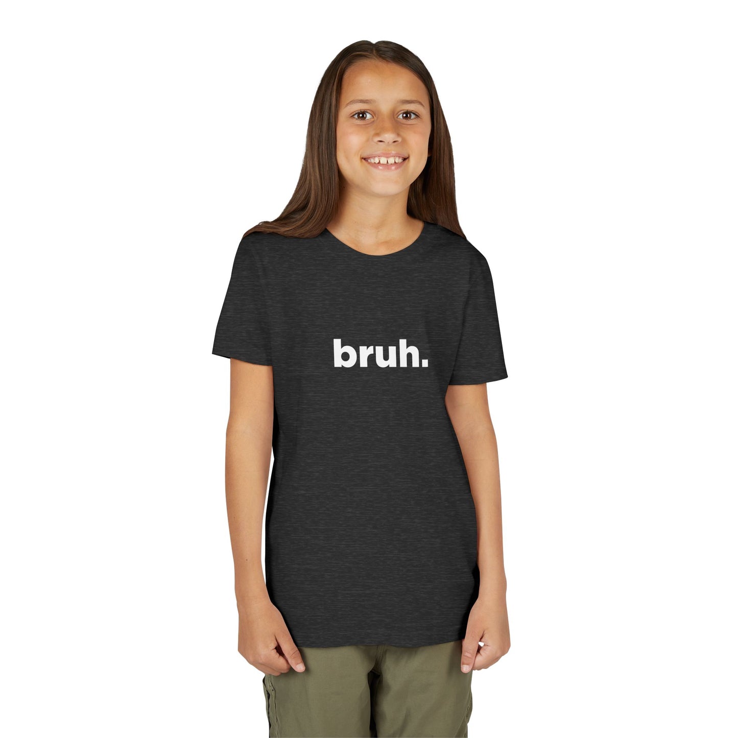 'bruh.' Youth Short Sleeve Tee