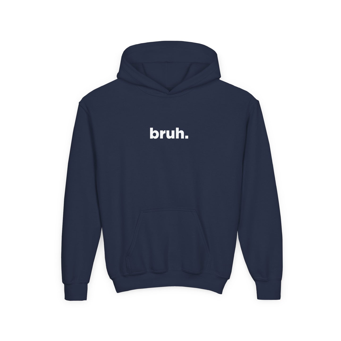 'bruh.' Youth Hoodie