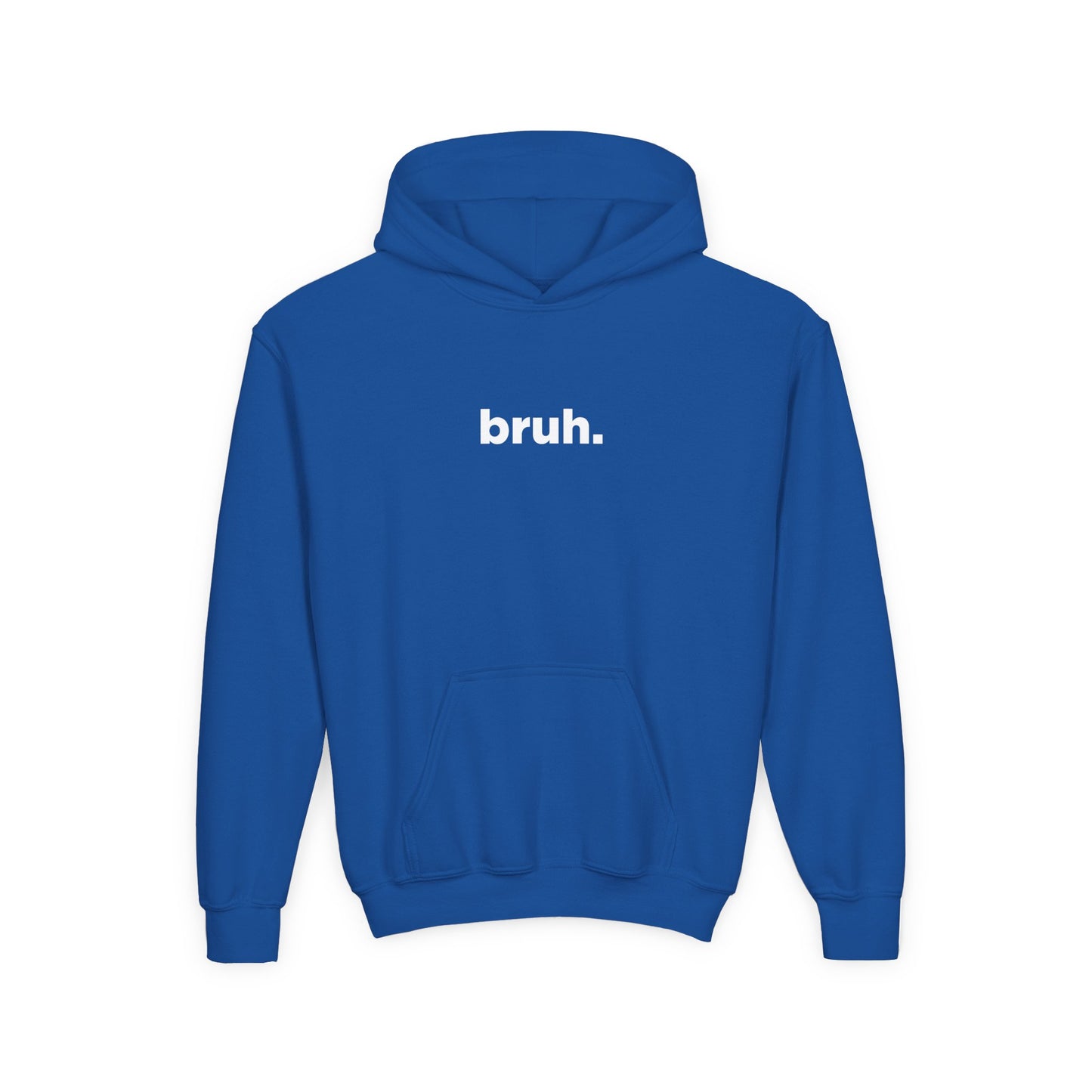 'bruh.' Youth Hoodie