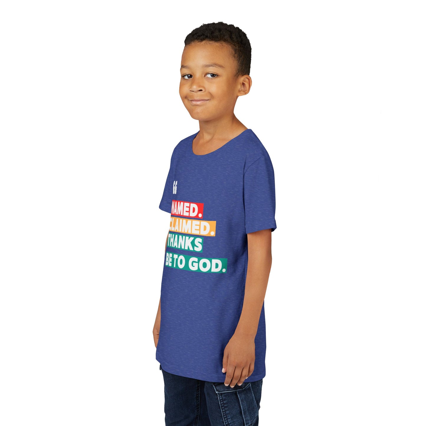 'Named, Claimed' Youth Short Sleeve Tee
