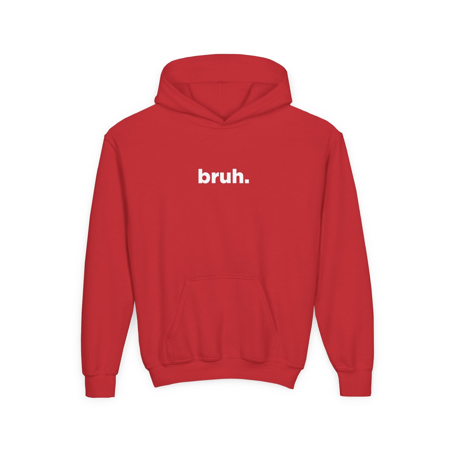 'bruh.' Youth Hoodie