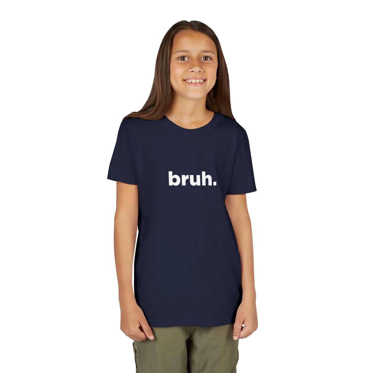 'bruh.' Youth Short Sleeve Tee