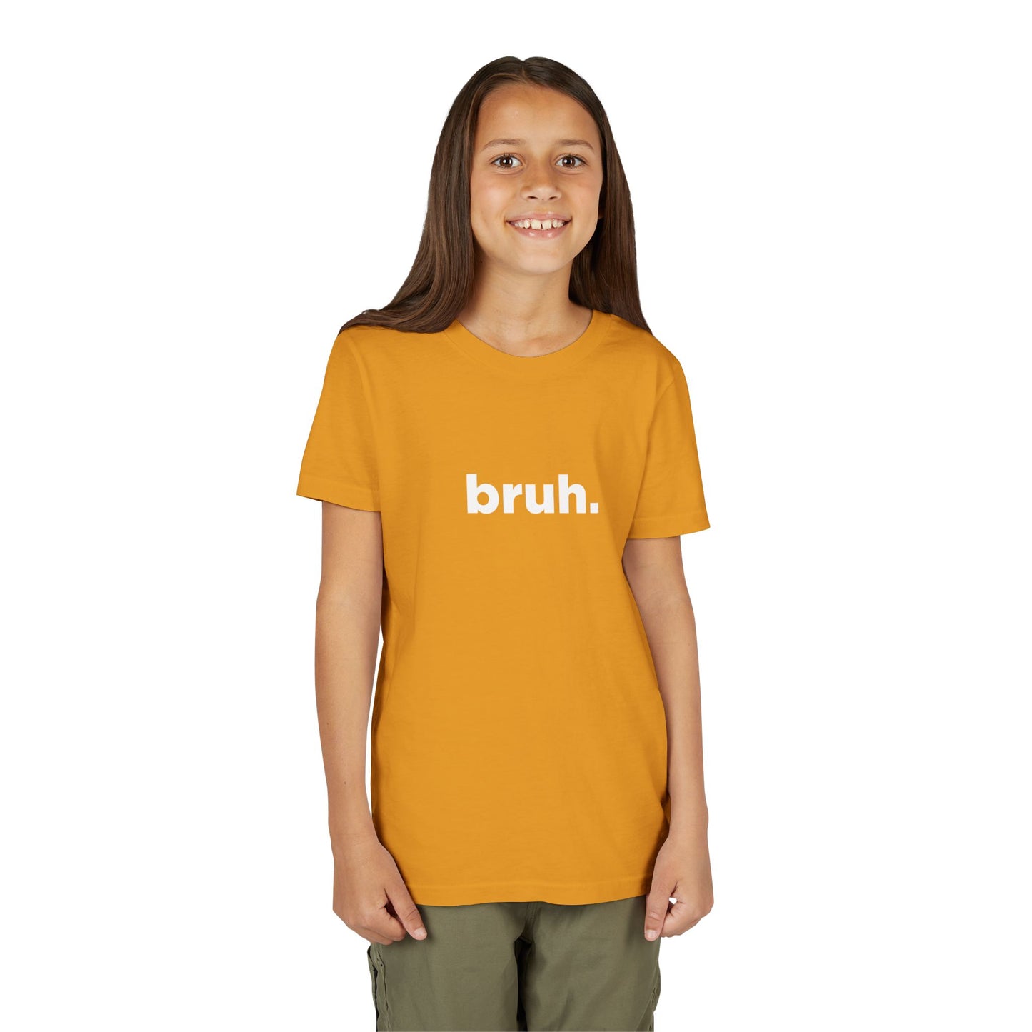 'bruh.' Youth Short Sleeve Tee
