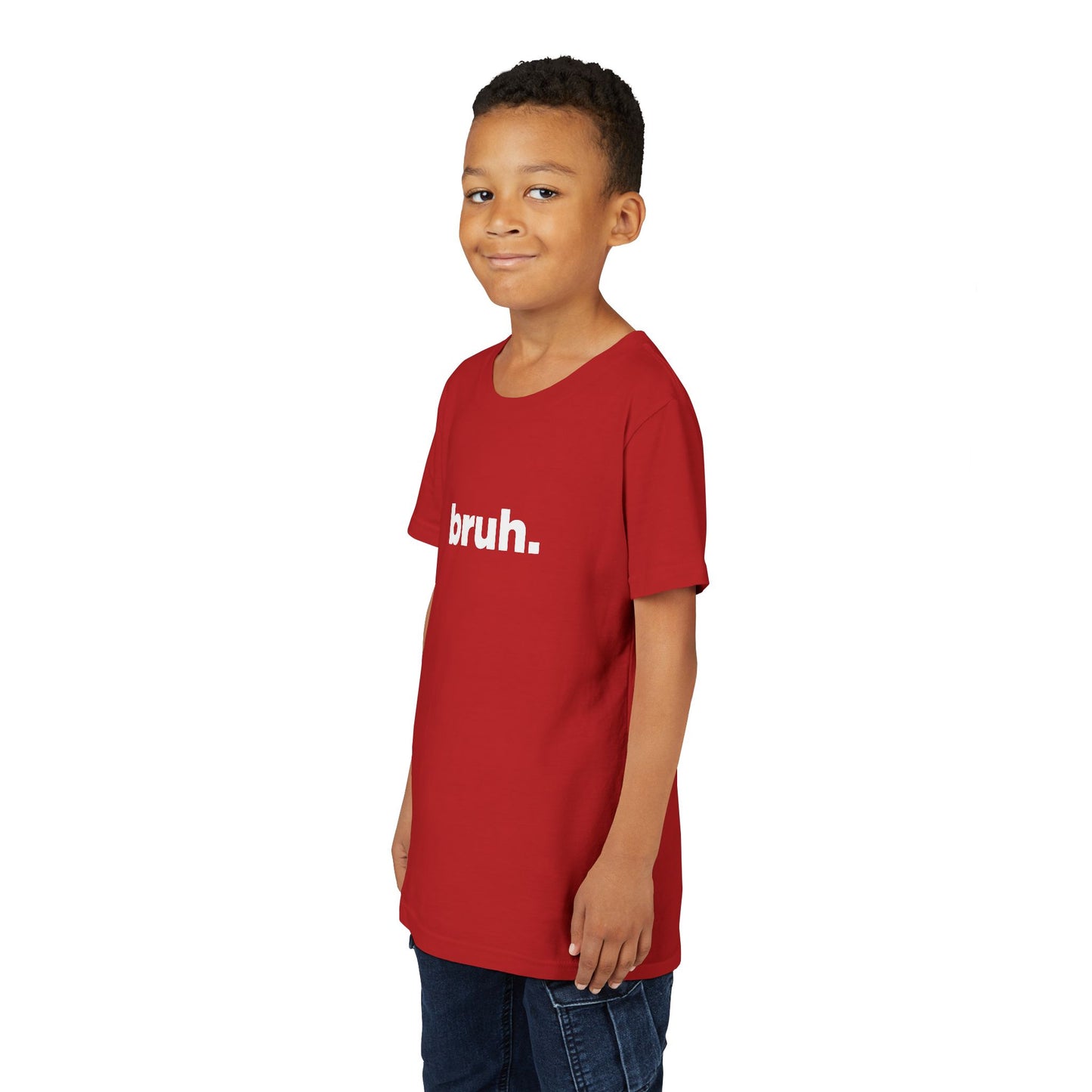 'bruh.' Youth Short Sleeve Tee