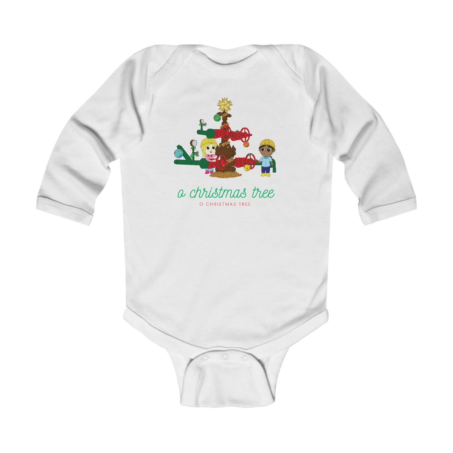 'O Christmas Tree' Infant Long-Sleeve Bodysuit