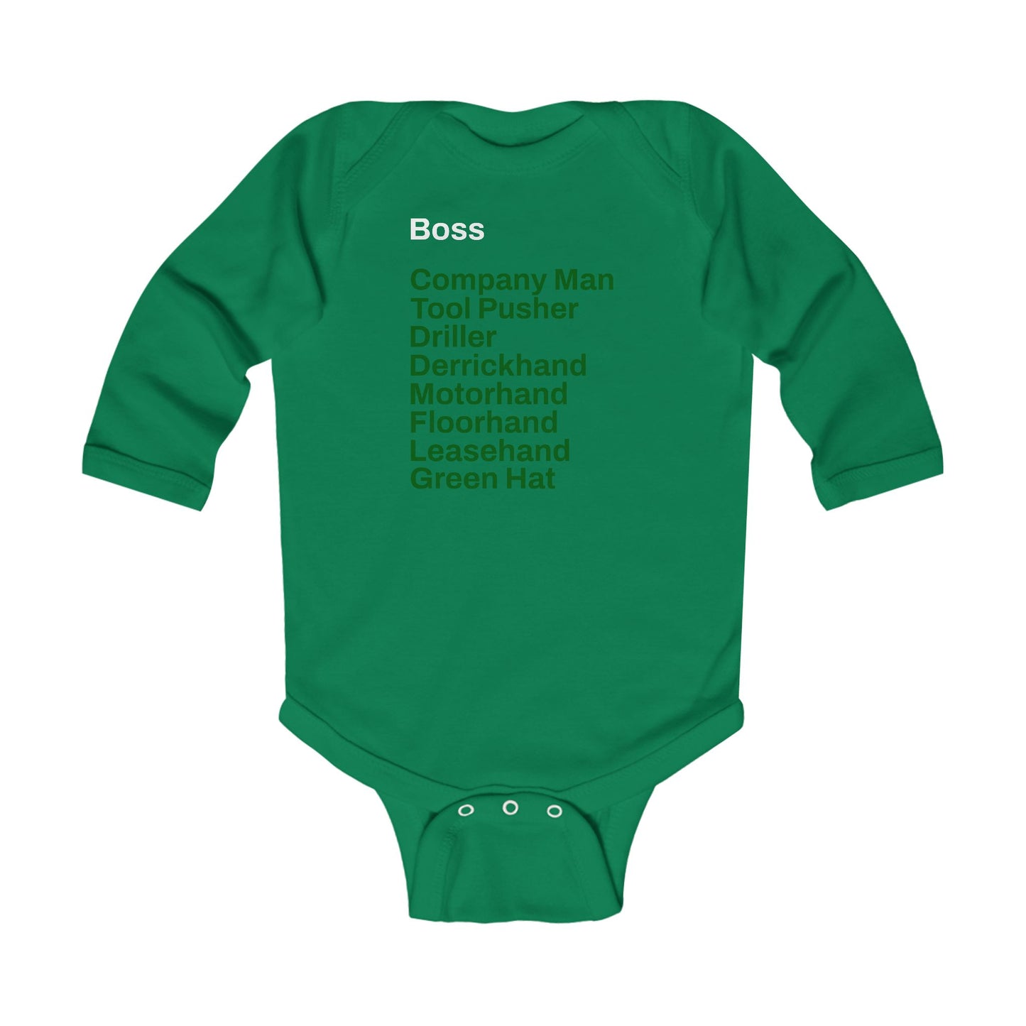 Rig Crew Series - Infant Long Sleeve Onesie