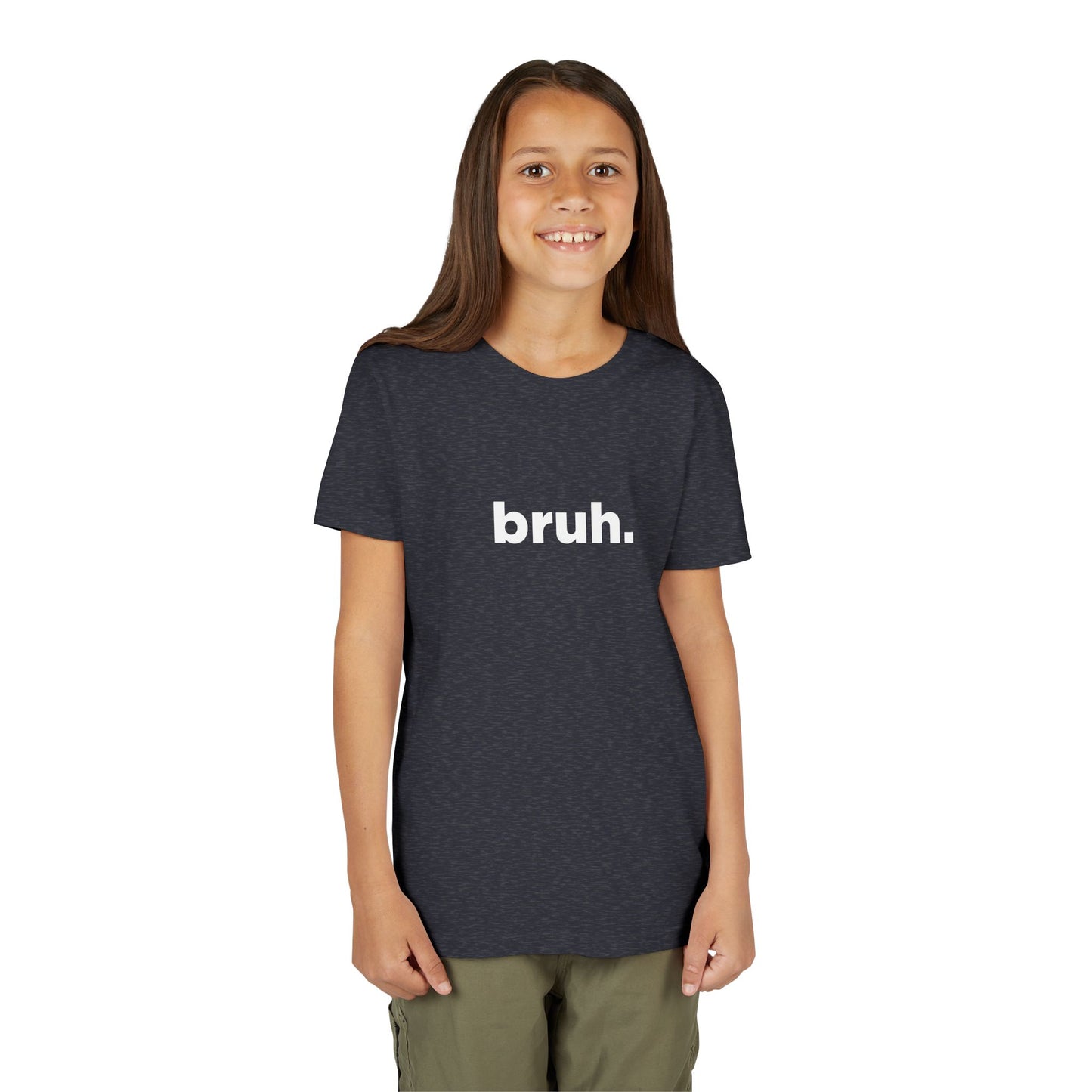 'bruh.' Youth Short Sleeve Tee