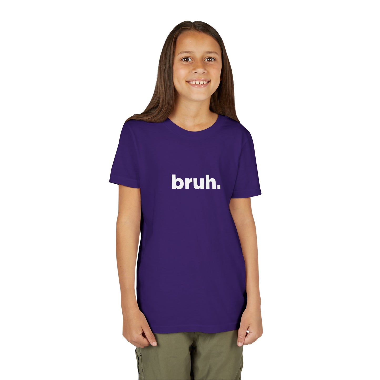 'bruh.' Youth Short Sleeve Tee