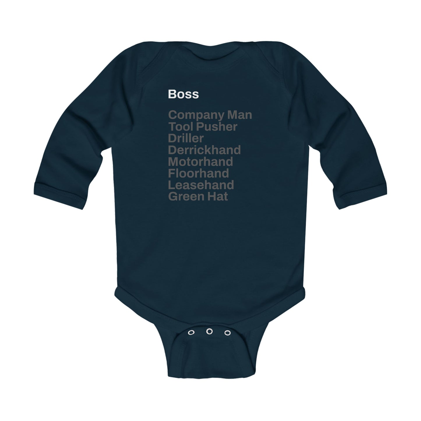 Rig Crew Series - Infant Long Sleeve Onesie