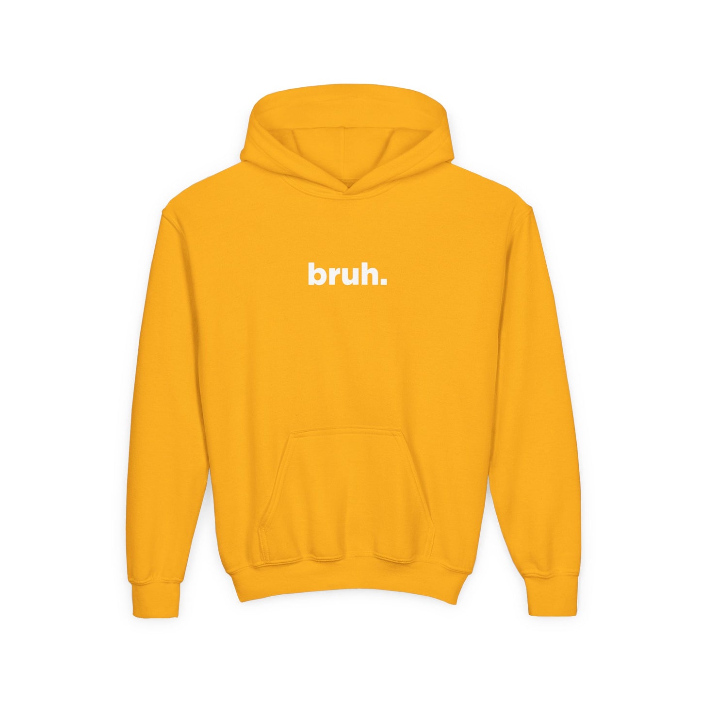 'bruh.' Youth Hoodie